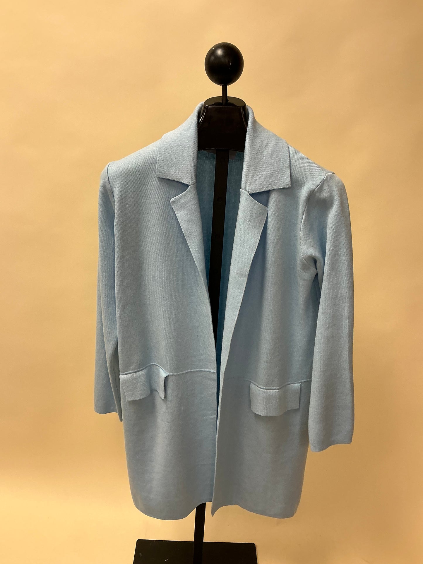 SKY BLUE SWEATER JACKET