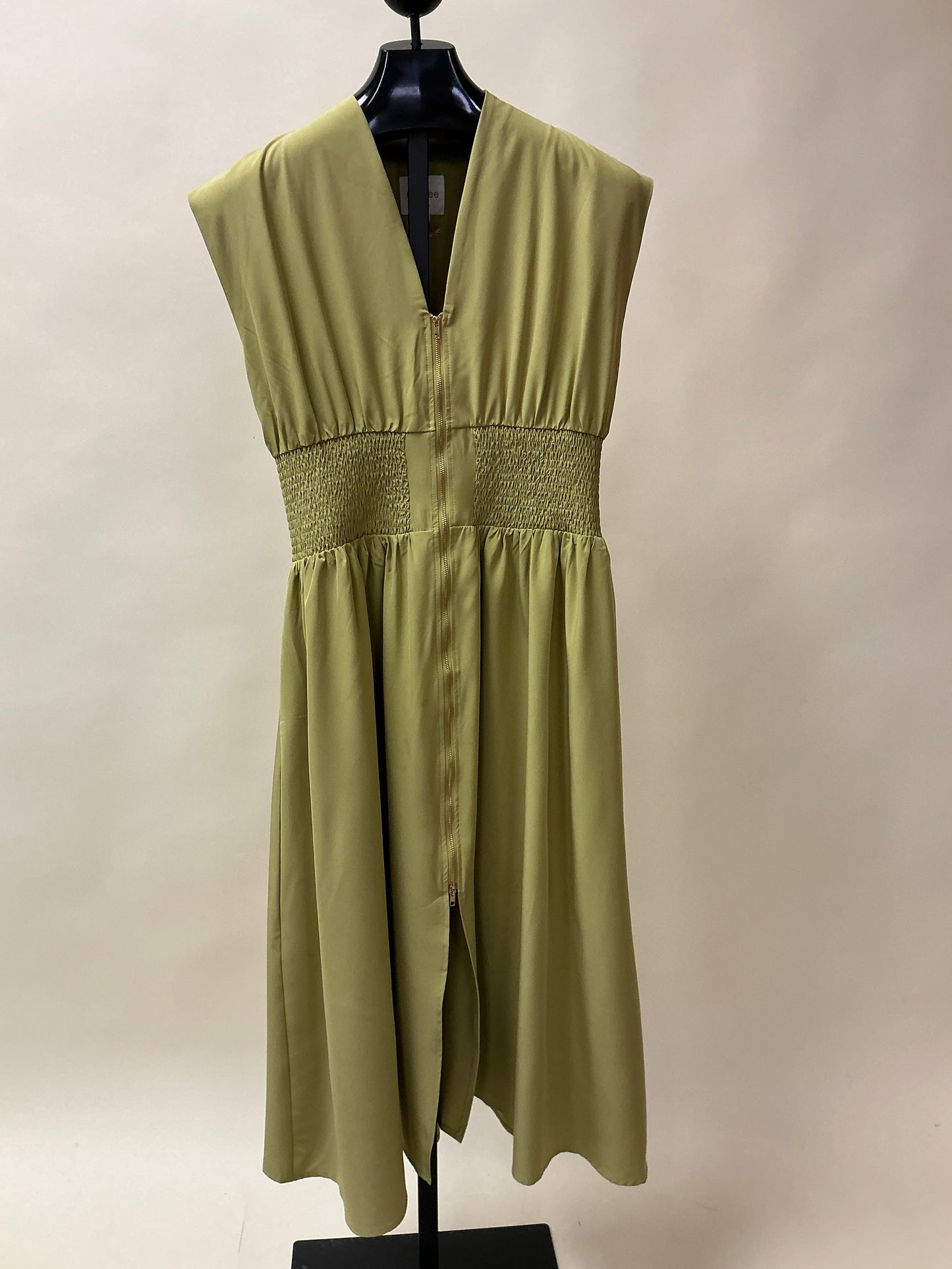 ROUCHED WASTE DRESS (C4339