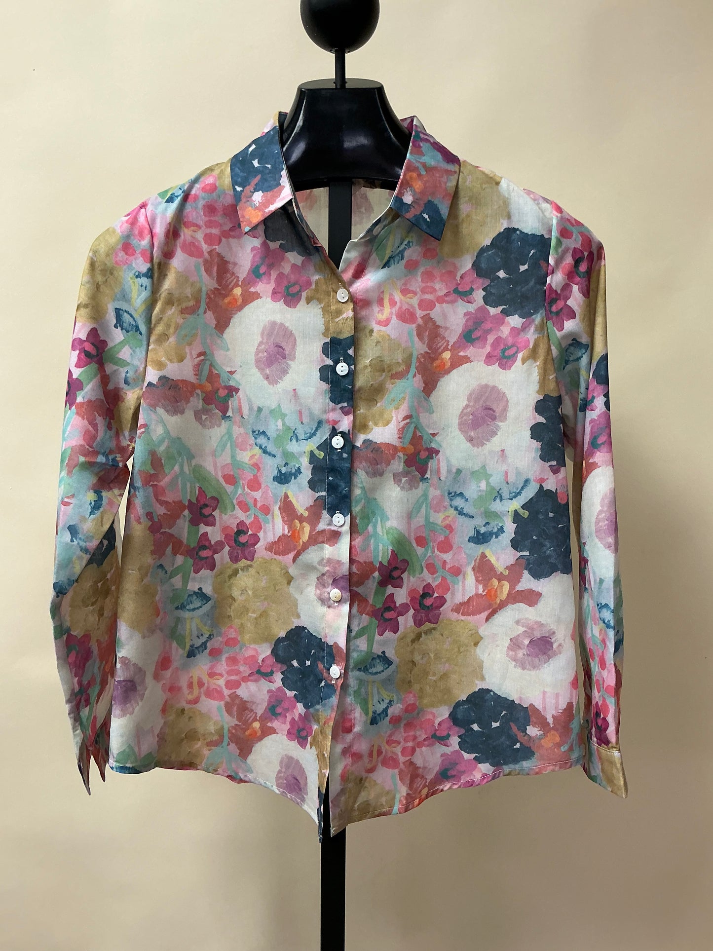 FLORAL COTTON SHIRT (FRENCH PRINT)