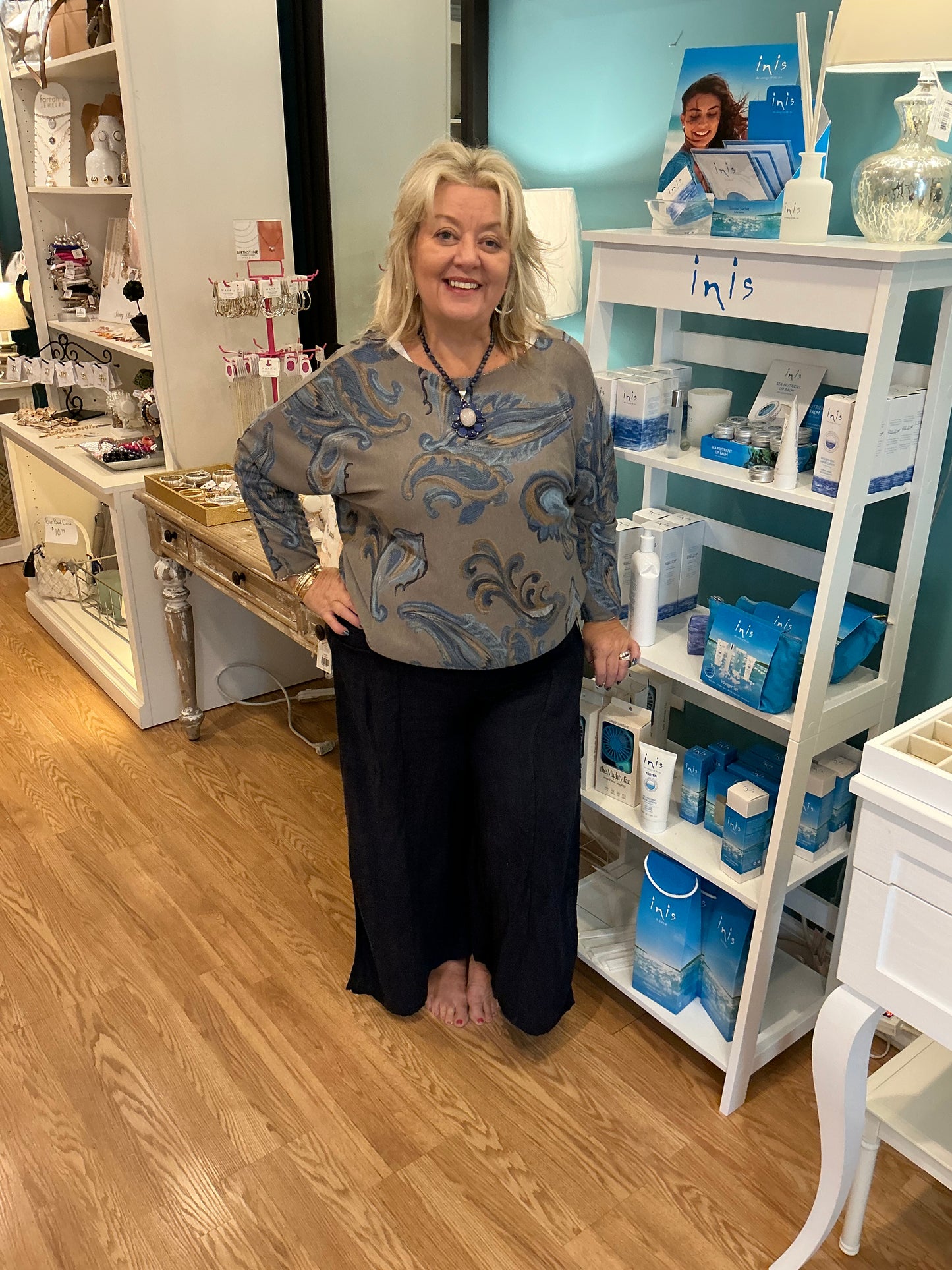 KNIT TOP W/UNDER SHIRT
