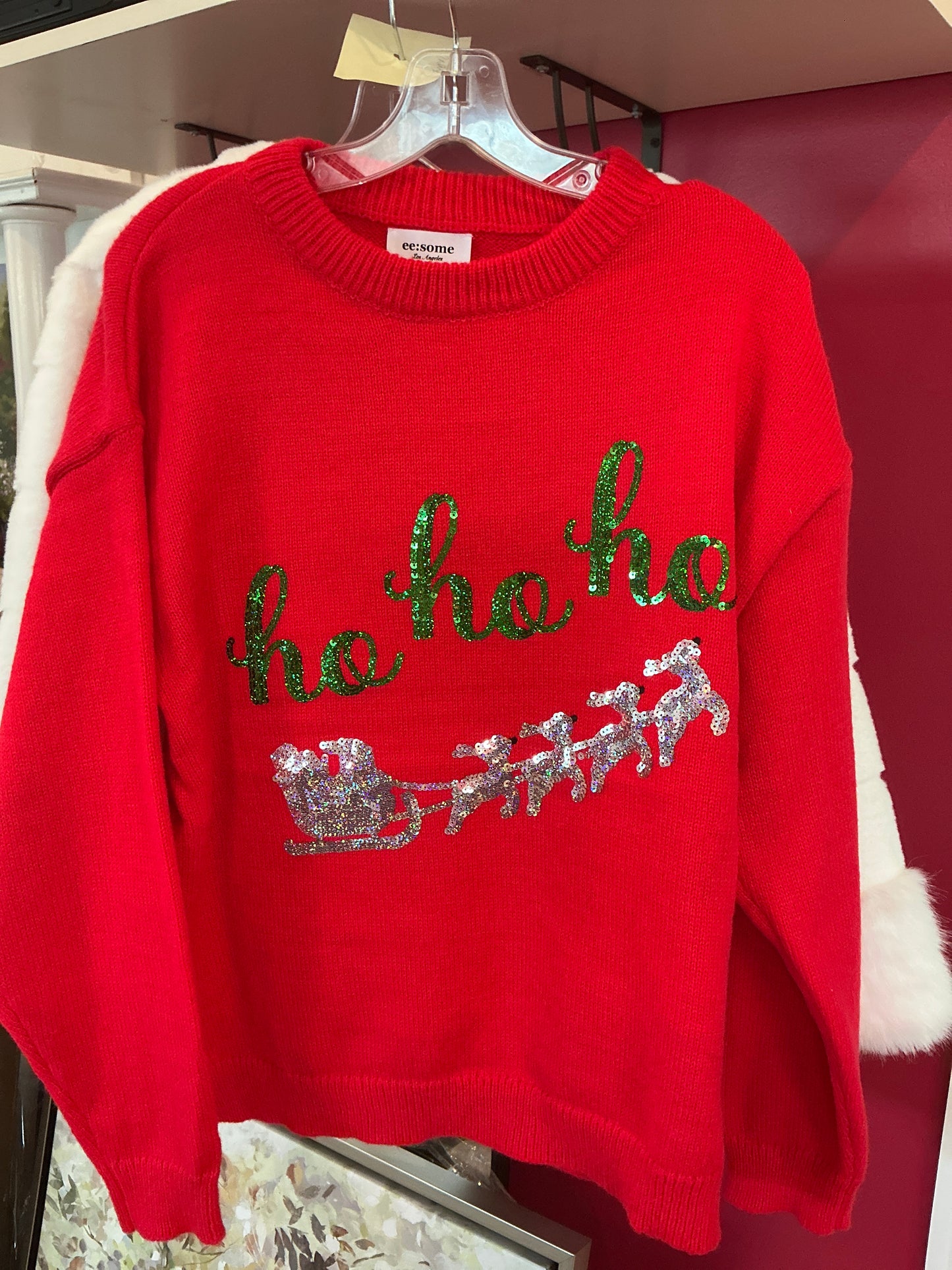 SEQ SANTA SLEIGH SWEATER(SH12816