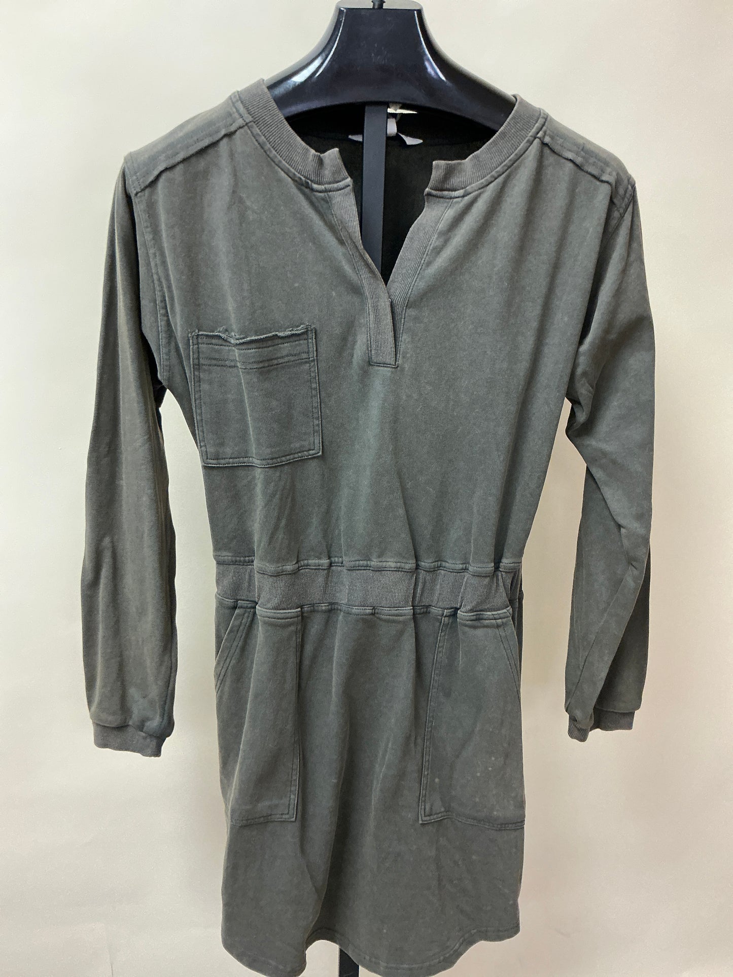 WASHED FRENCH TERRY DRESS(DD40063