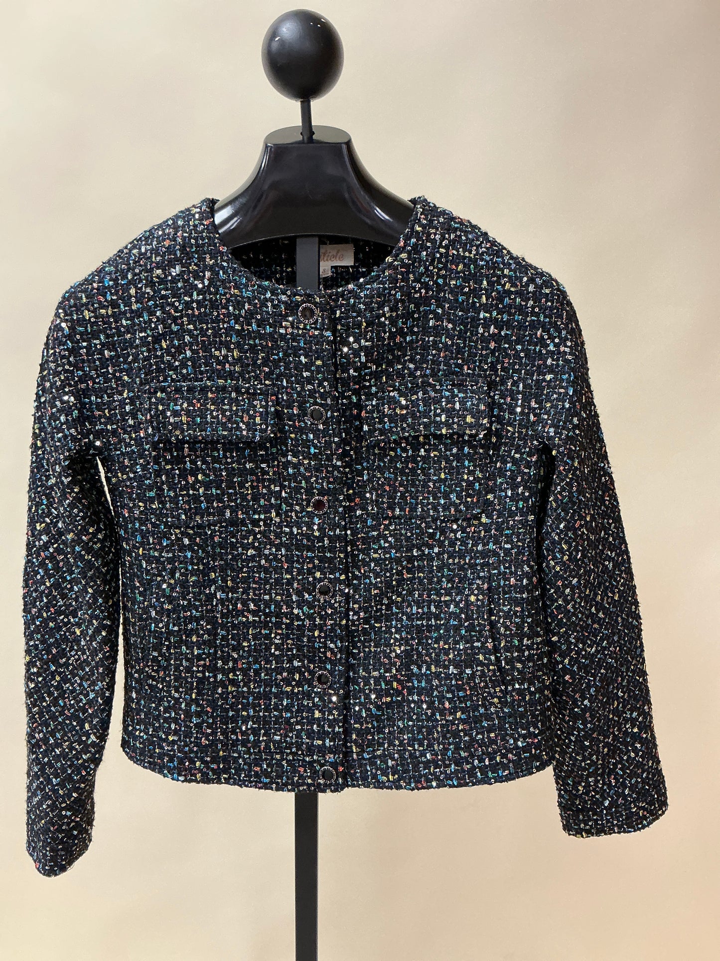 PLAID TWEED JKT(LJ0244
