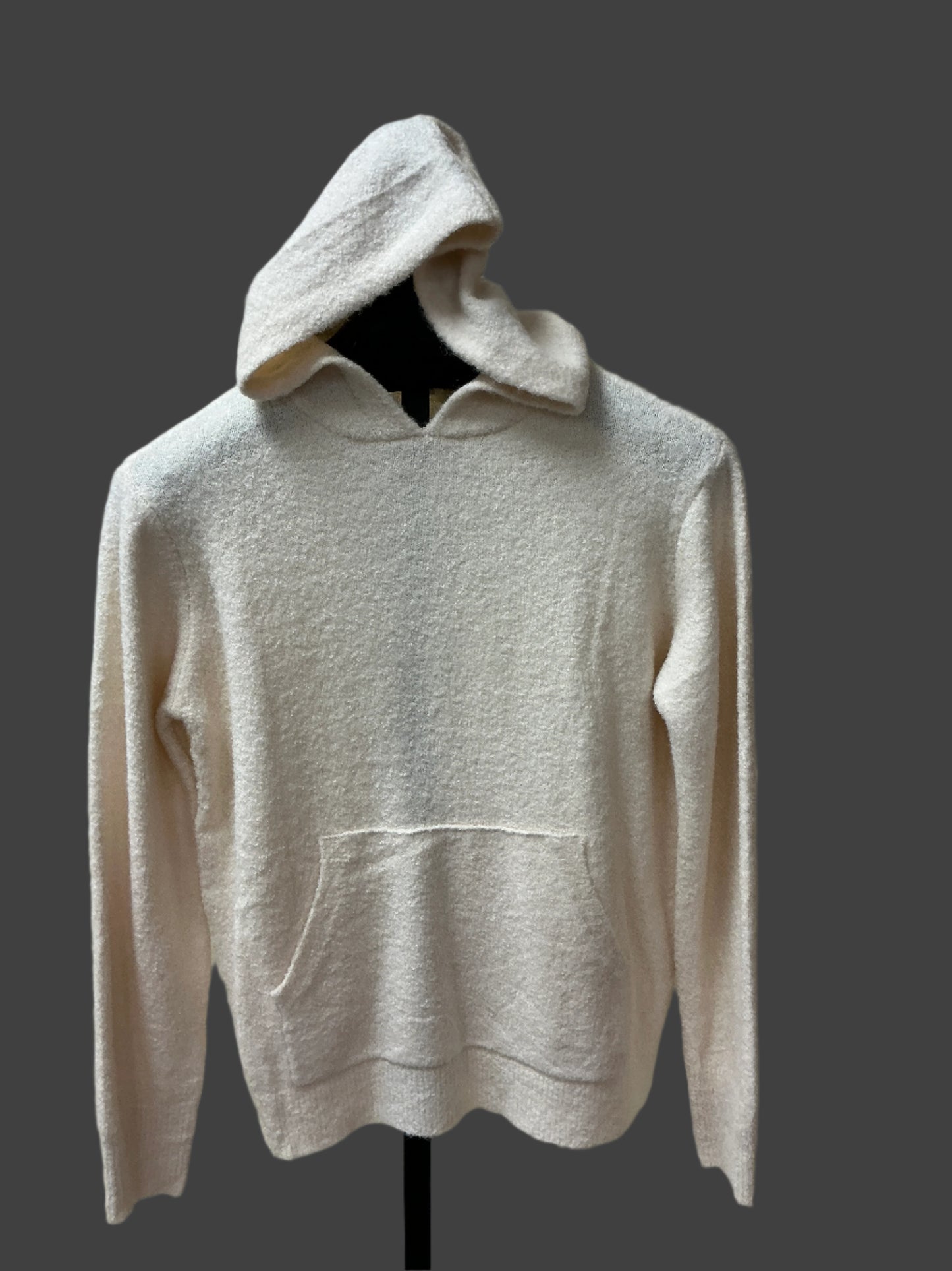 BOUCLE YARN PULLOVER HOODIE(54699