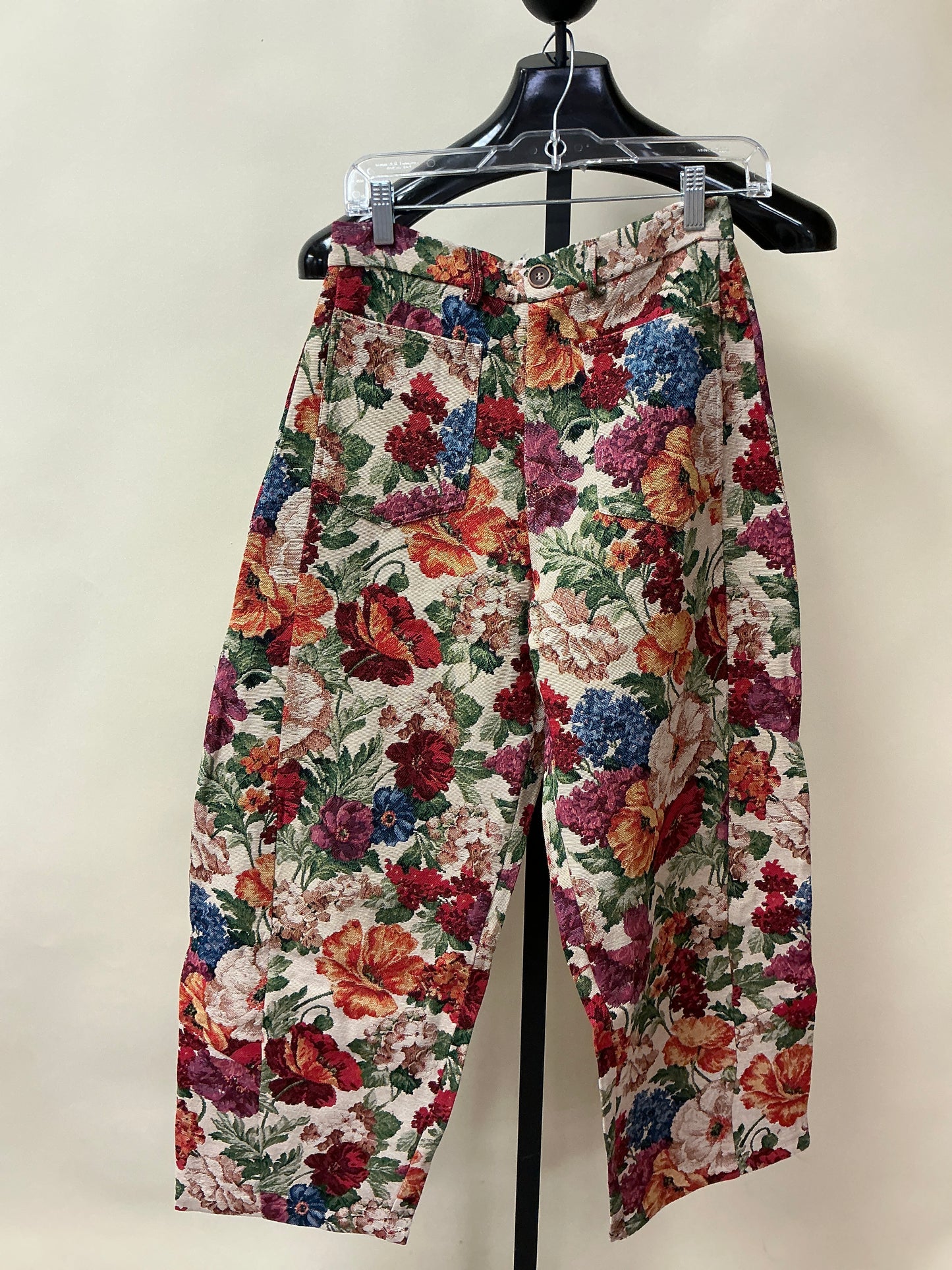 RED/PINK FLORAL PANT