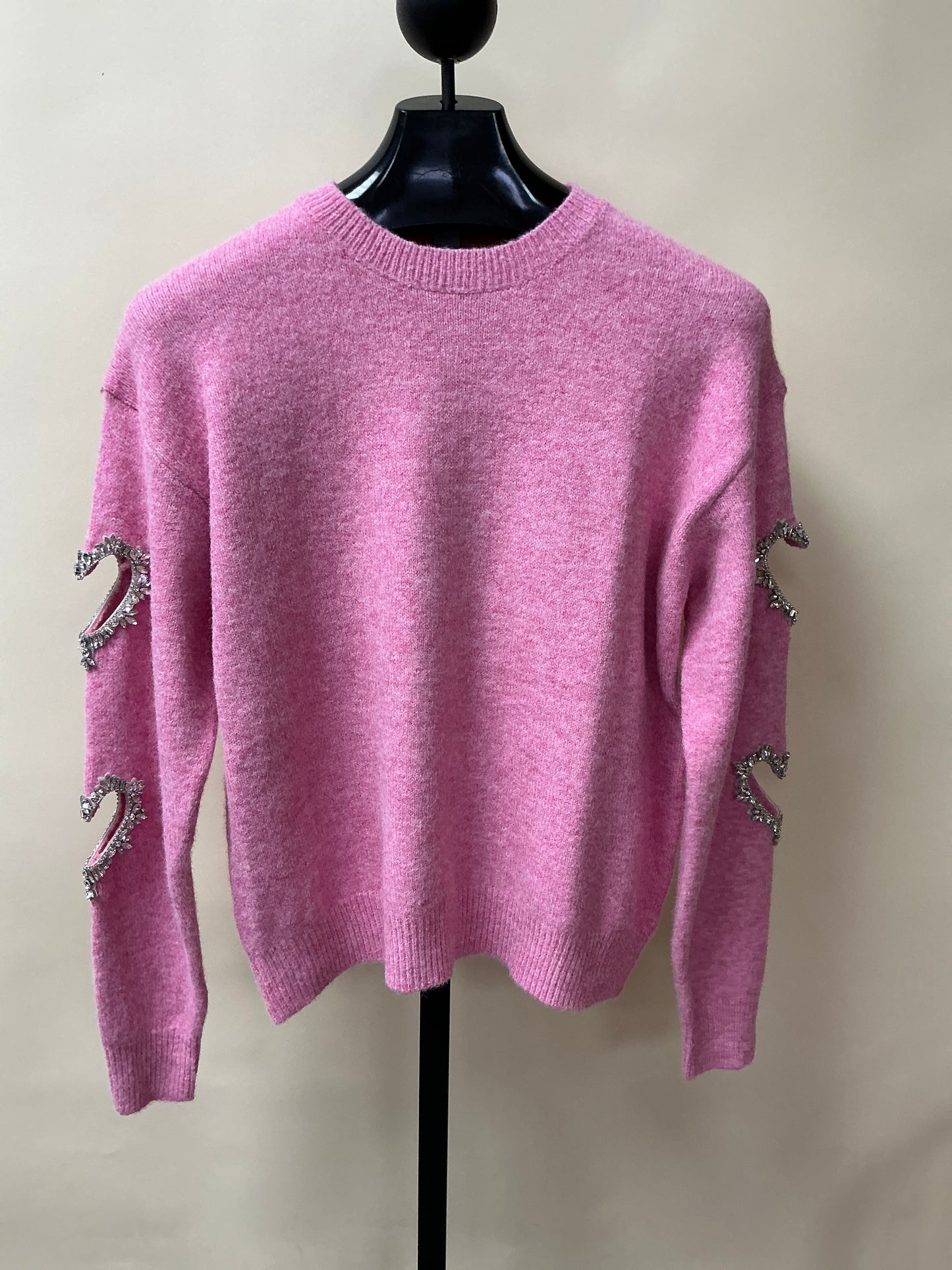 KNIT TOP W/RHINESTONE HEART(CL20827