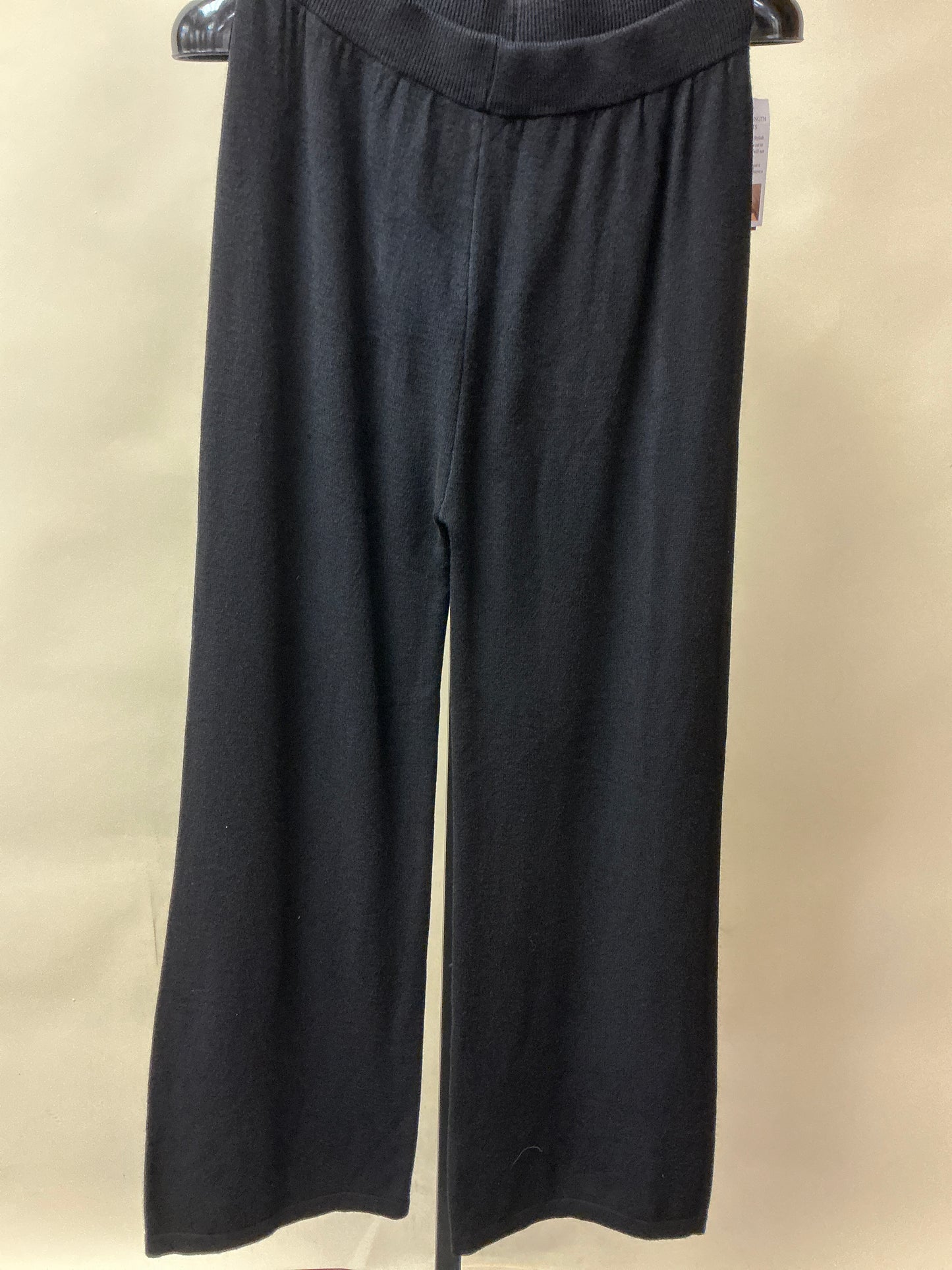 BLACK KNIT PANT(ITAU23306BK