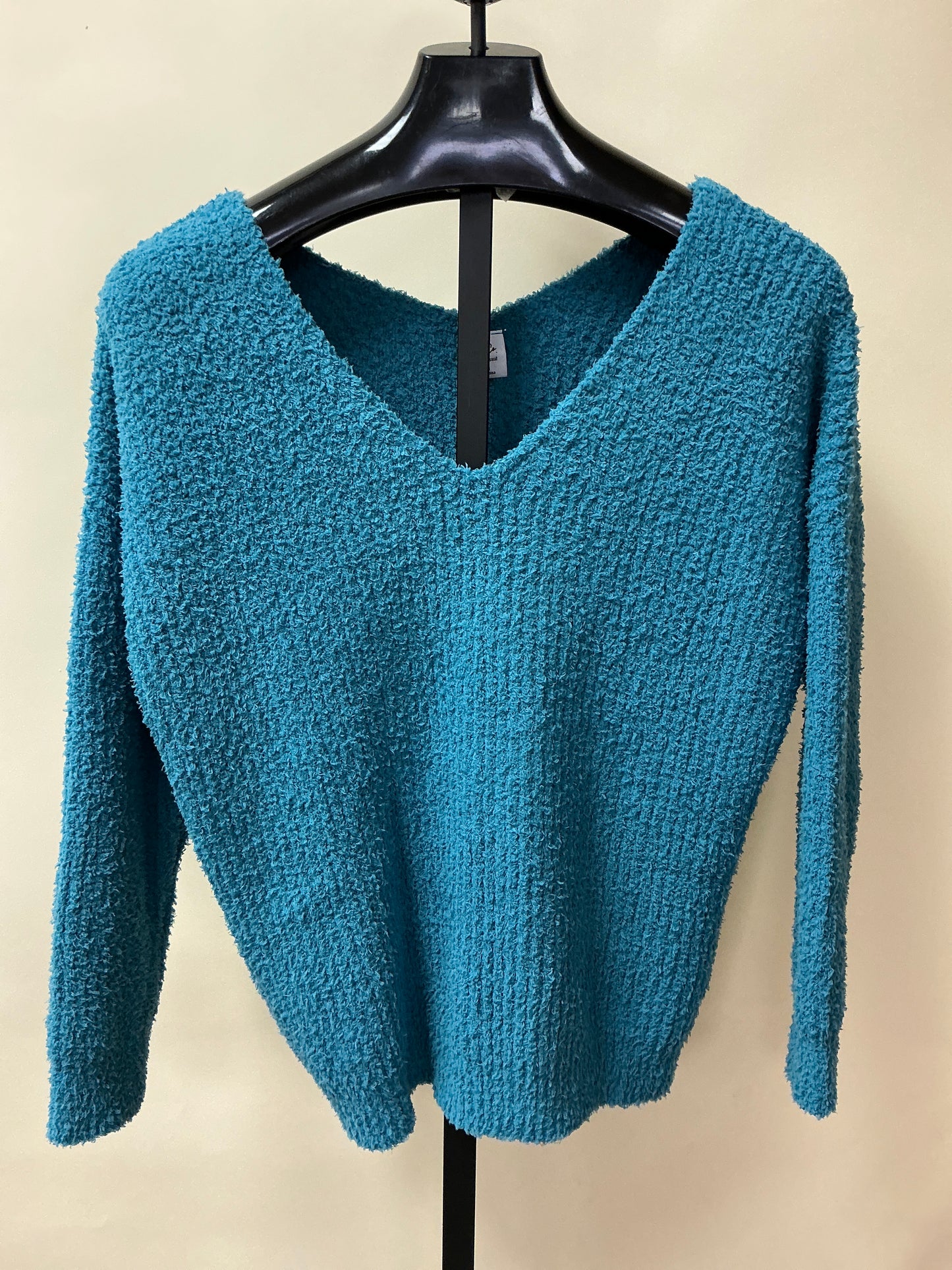 TEAL LIGHT KNIT SWEATER (BL1835