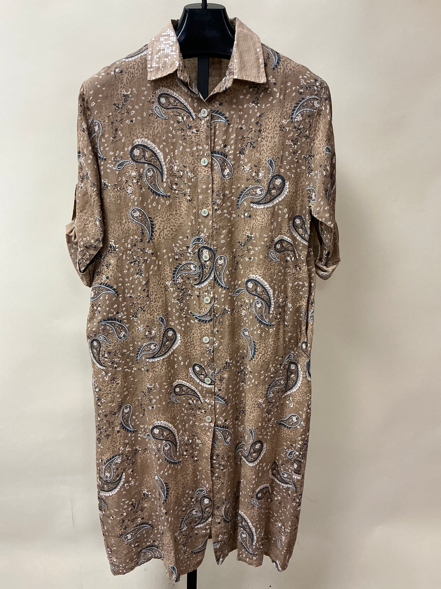 PAISLEY PRINT BUTTON DOWN (1650L
