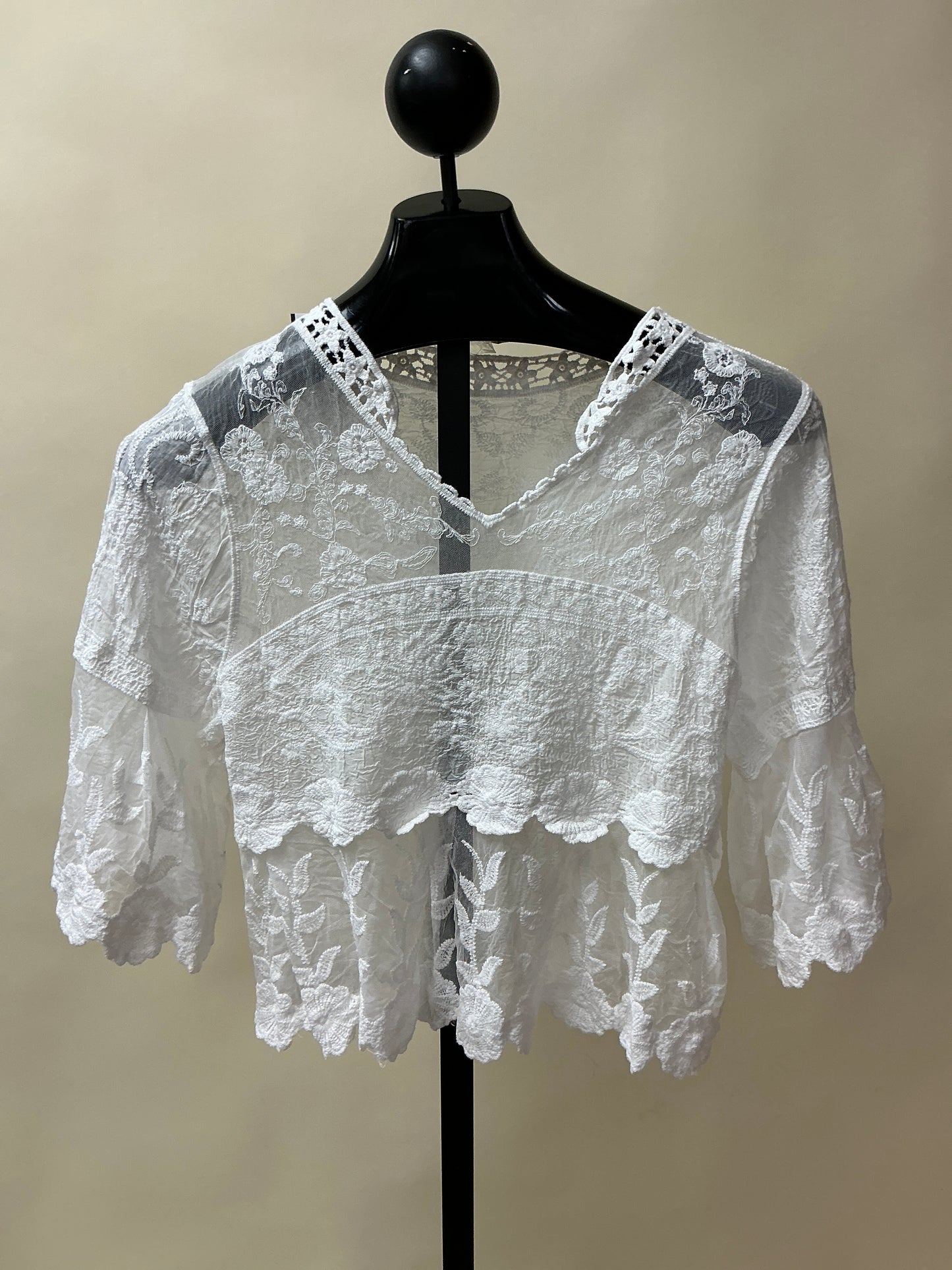 FLORAL BELL SLV P/OVER