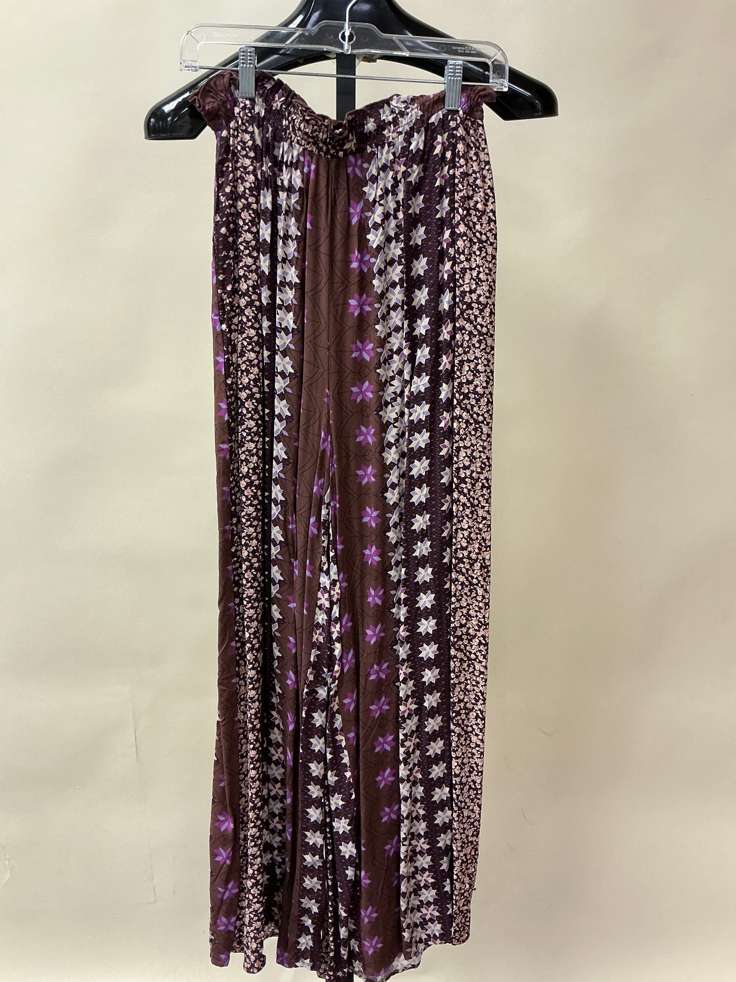 MOCHA BORDER PRINTED PANT (EB90021