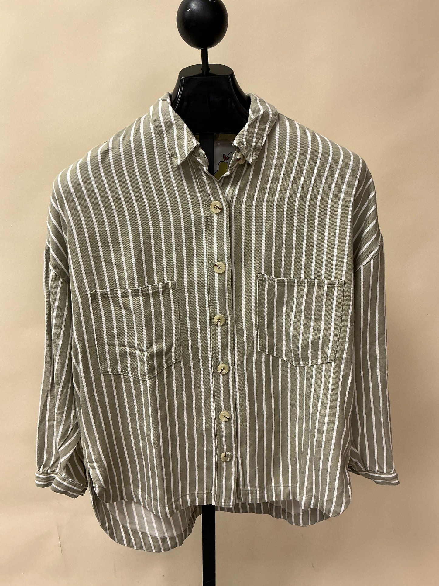 OLIVE GREEN OVERSIZED SHIRT