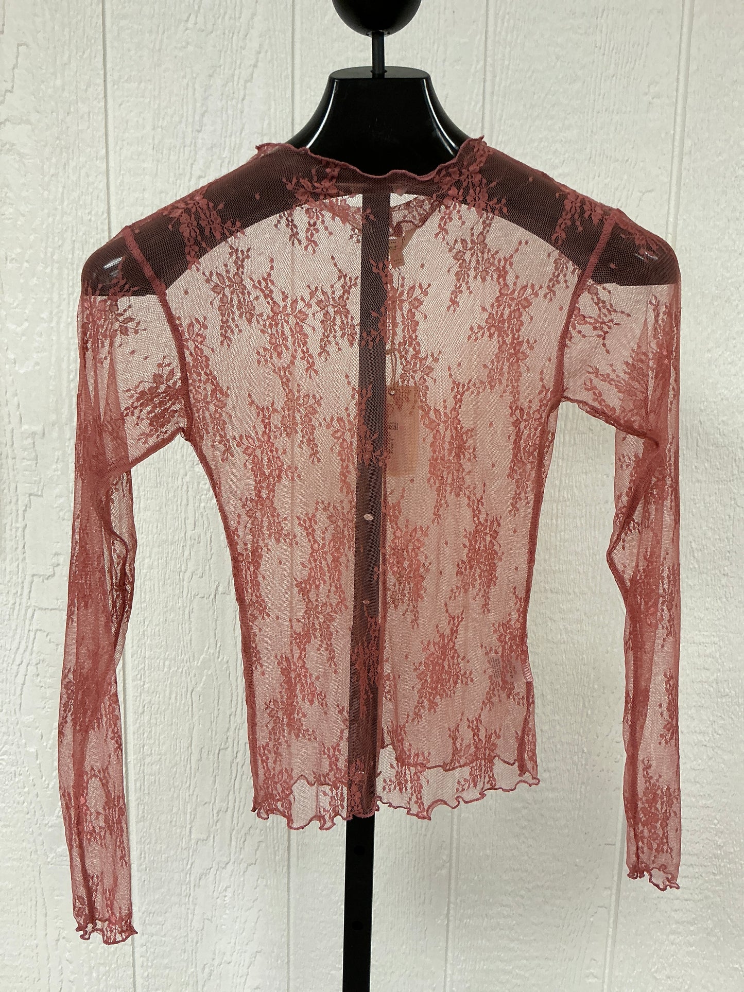 MAUVE OVER SHEER LACE FIT (ET18261