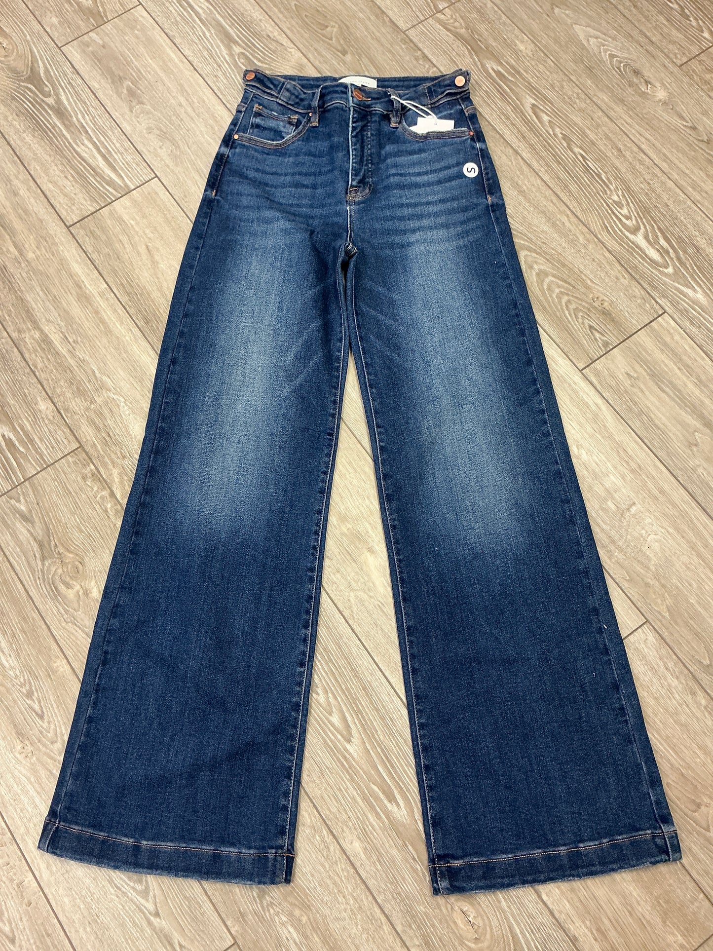 HIGH RISE WIDE LEG JEANS (RDP5986