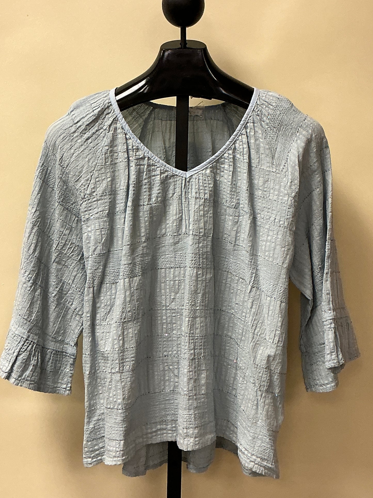 SEQUIN LIGHT BLUE TUNIC
