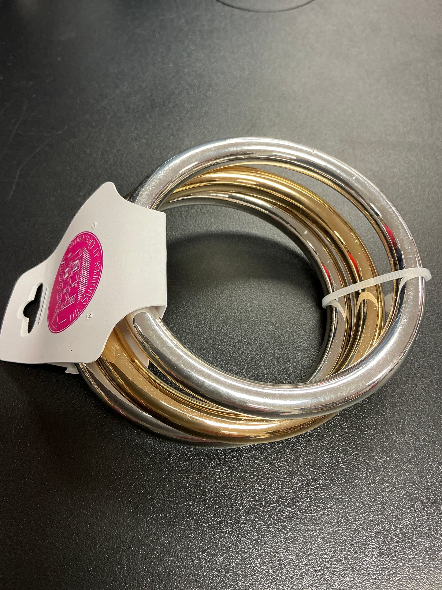 GOL/SLV BANGLE SET (TB9646GNRS