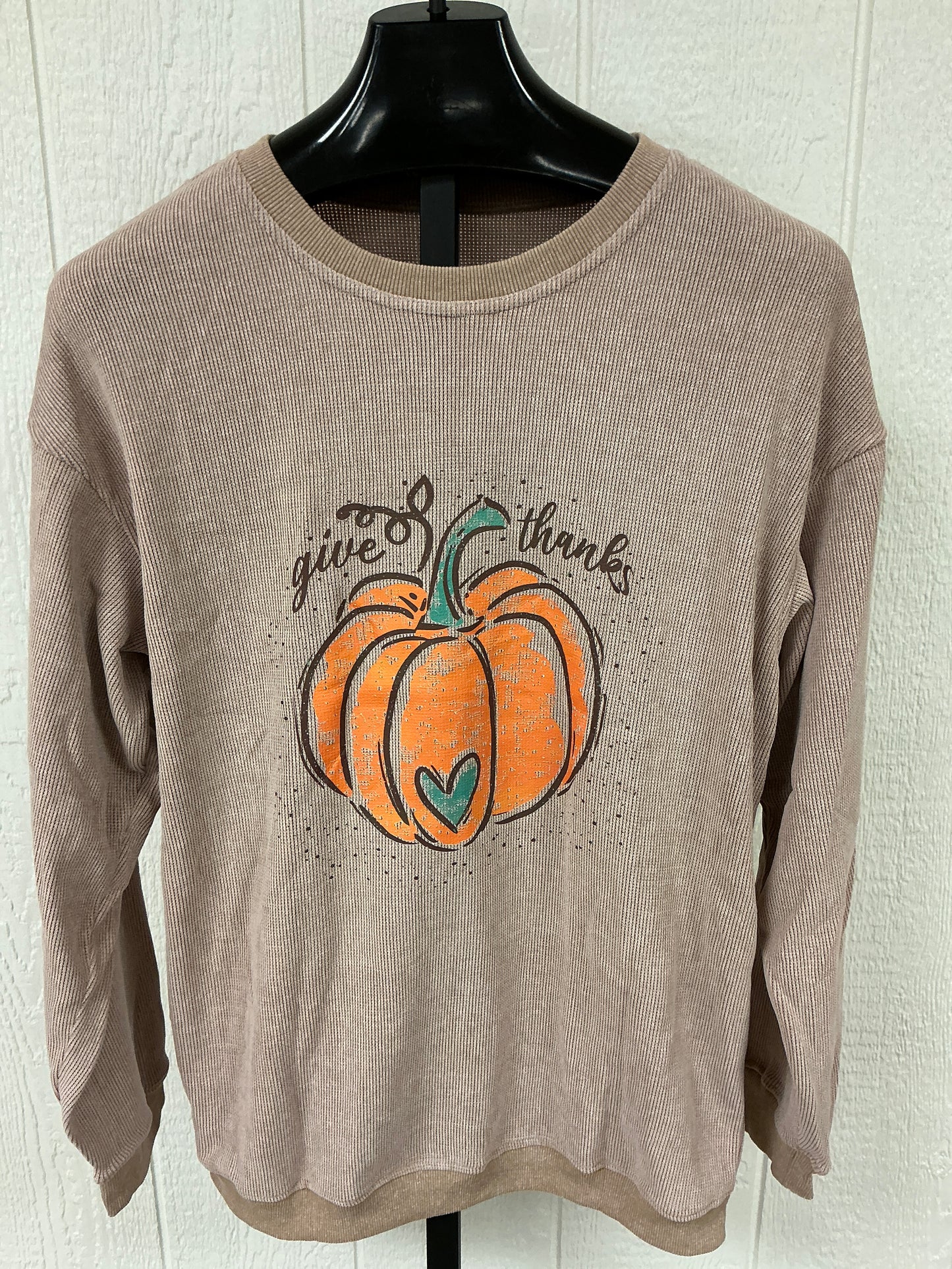 TEXTURED BOW PUMPKIN