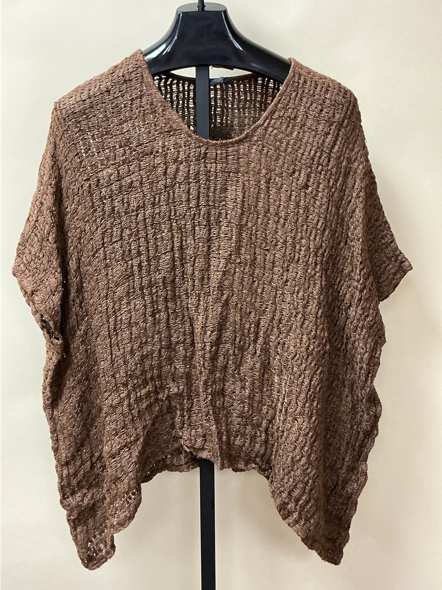 PECAN PONCHO SWEATER