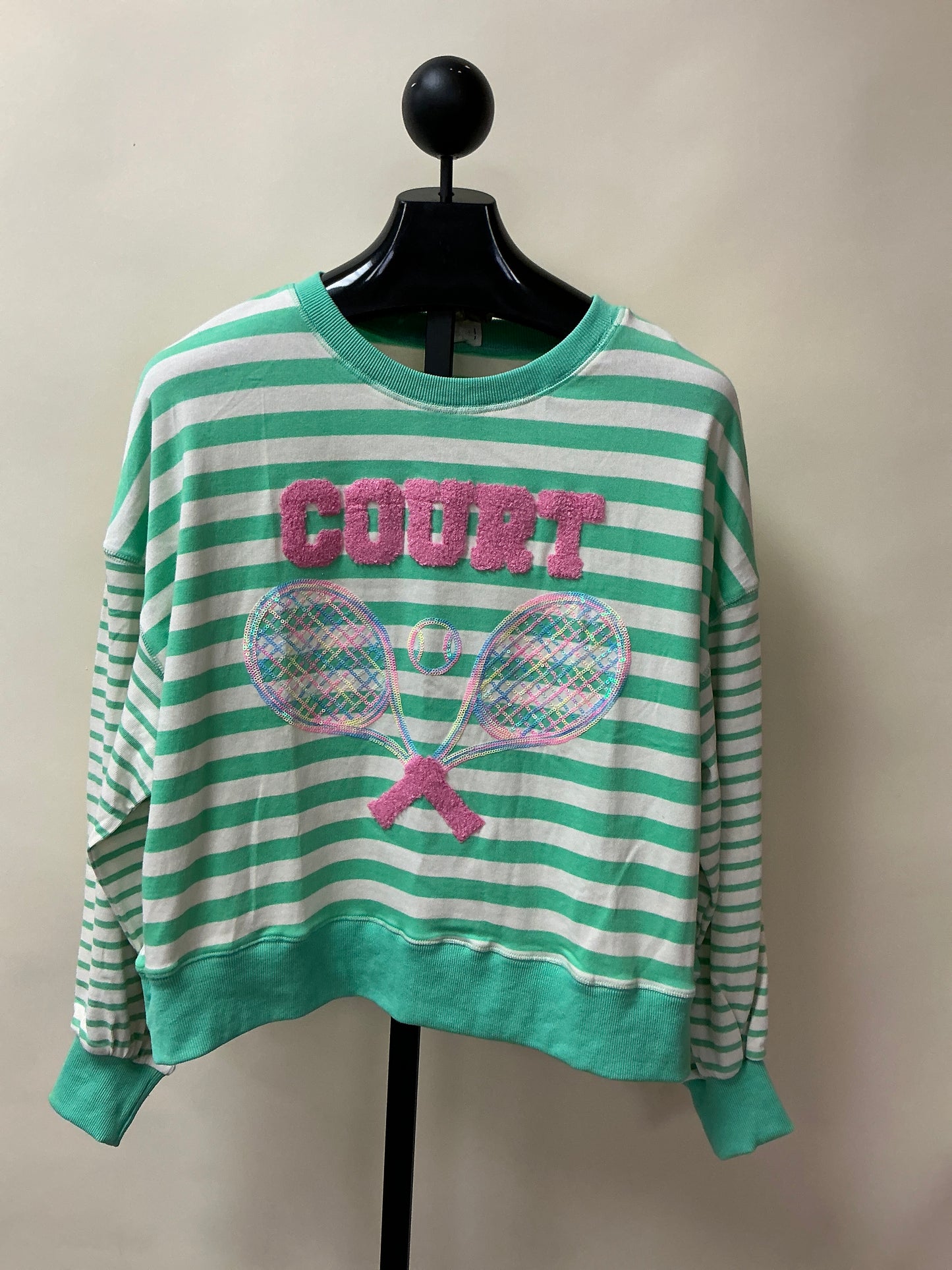 MEET ME ON THE COURT TENNIS SWEATER-PP