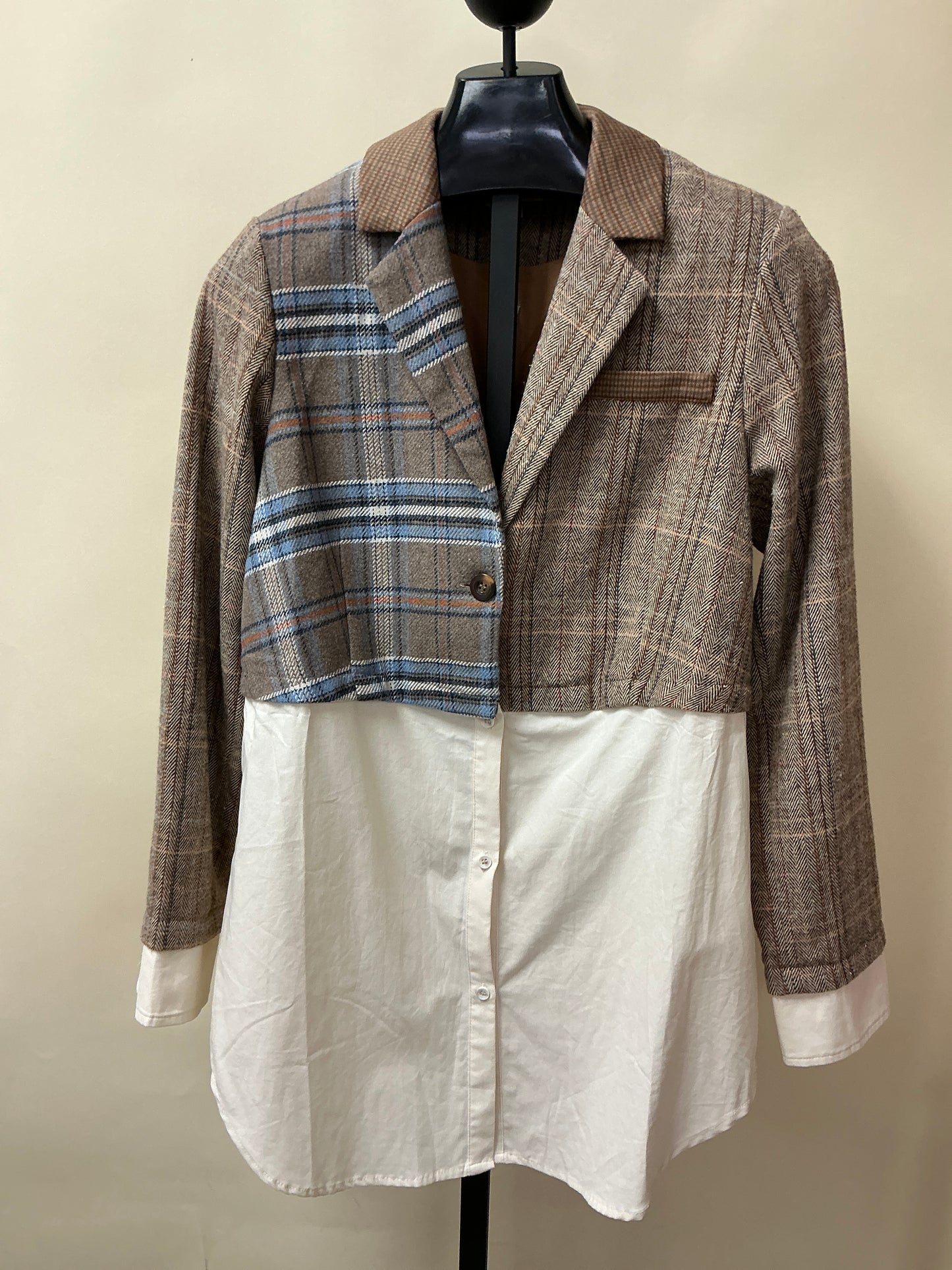 LATTE MIXED BLAZER (60291)