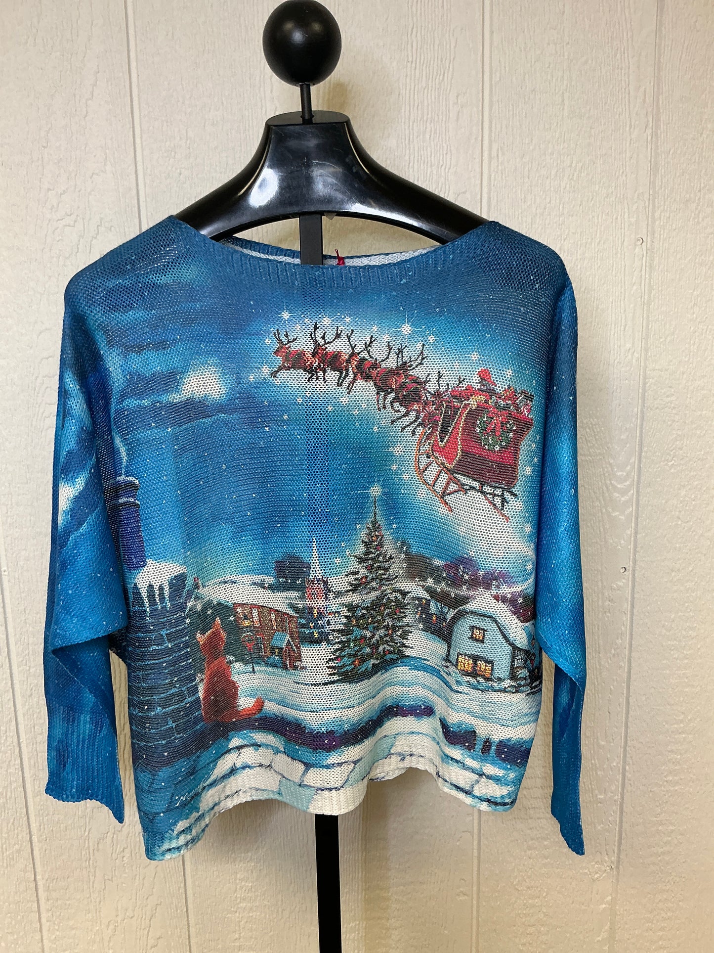 SCREEN PRINT SWEATER (09066