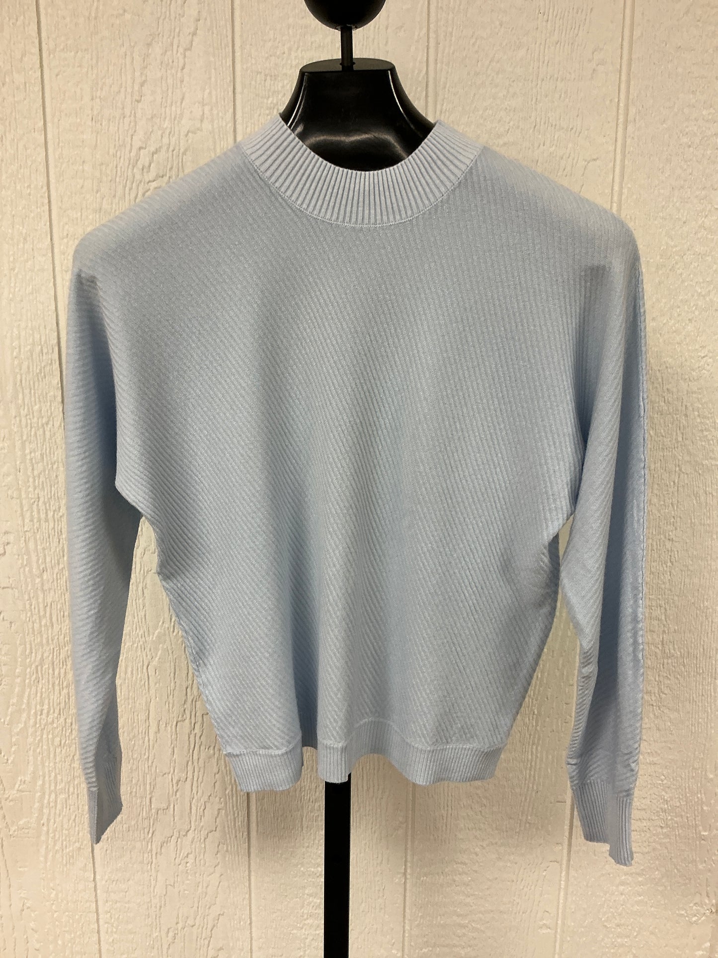 FINE GAUGE MOCK NCK SWEATER
