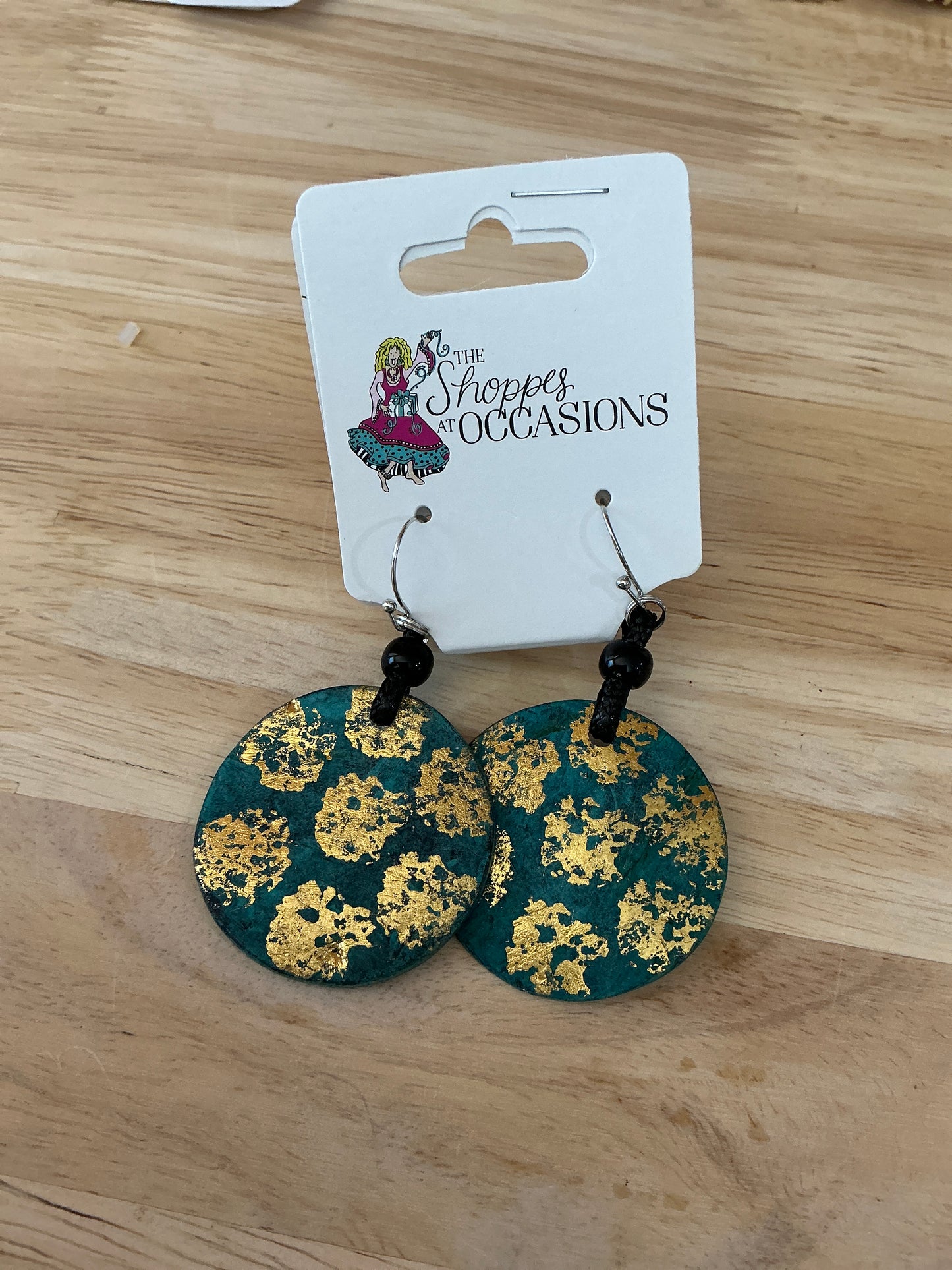 PAINTED SHELL EARRINGS
