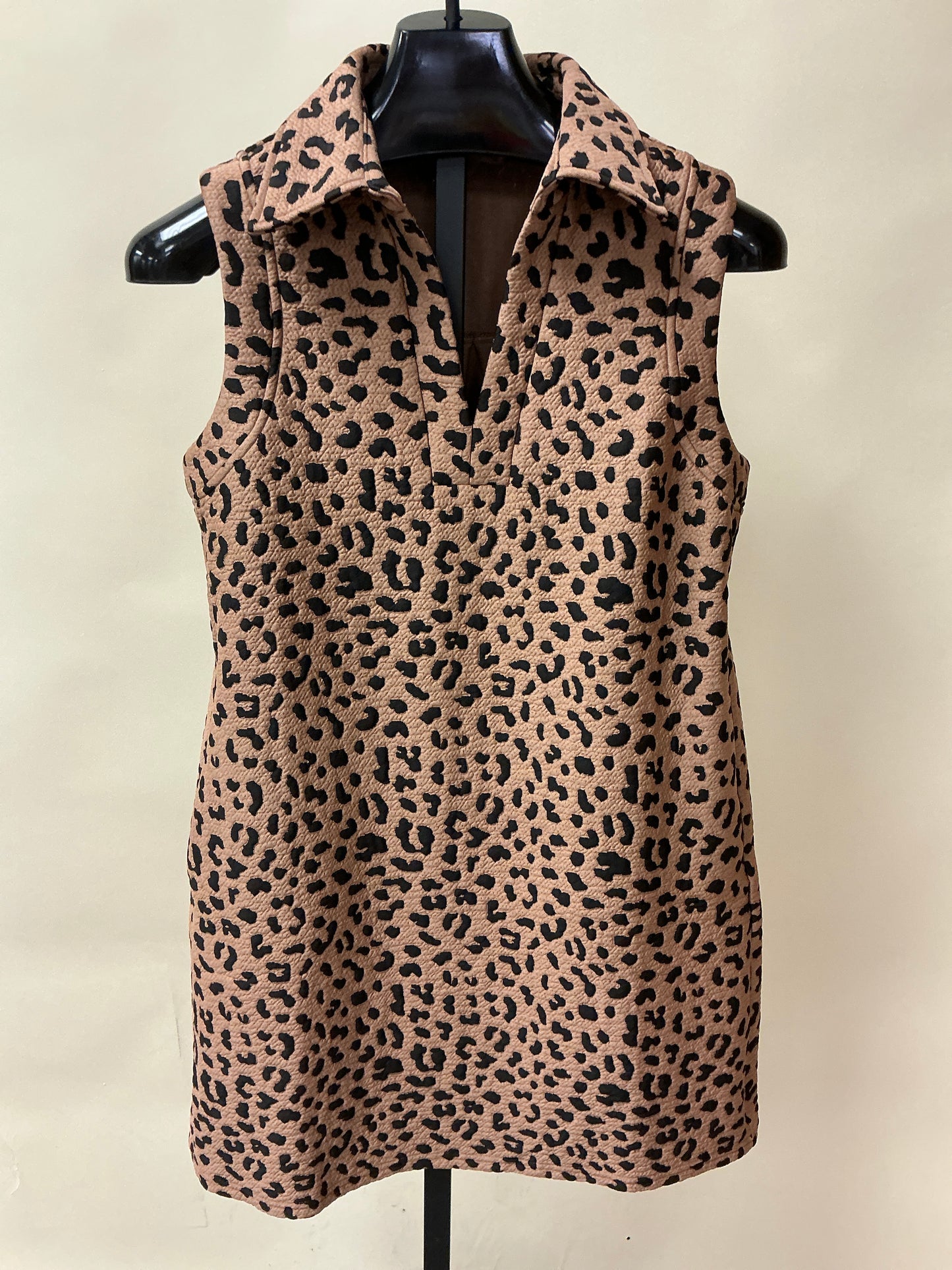 LEOPARD PRING VNECK MINI DRESS (LD6122707