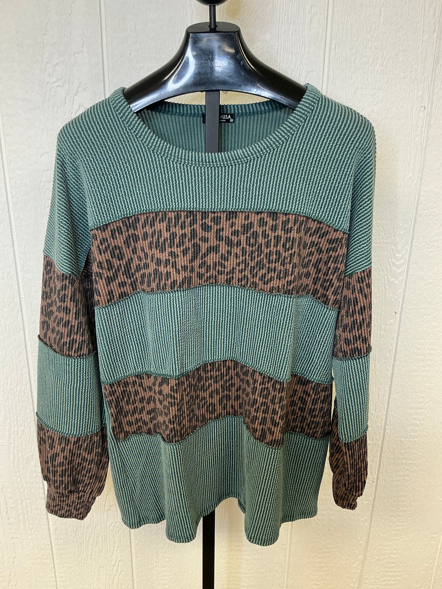 OLIVE VINTAGE TOP (ET7944-10