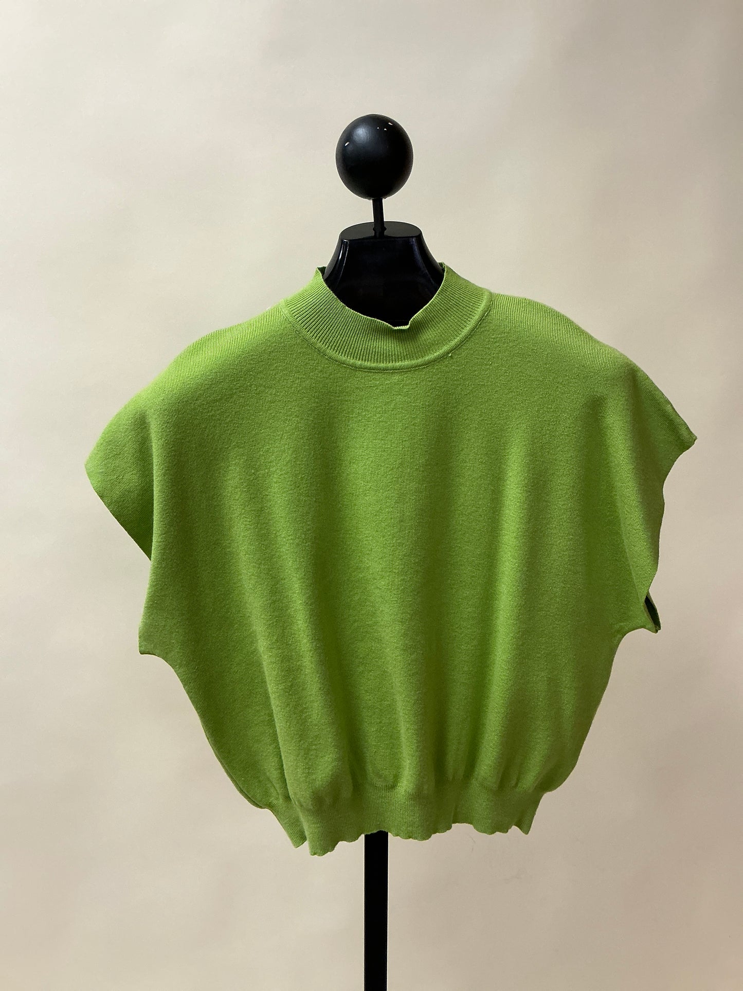 MOCK NECK SHORT SLV TOP (SG8414