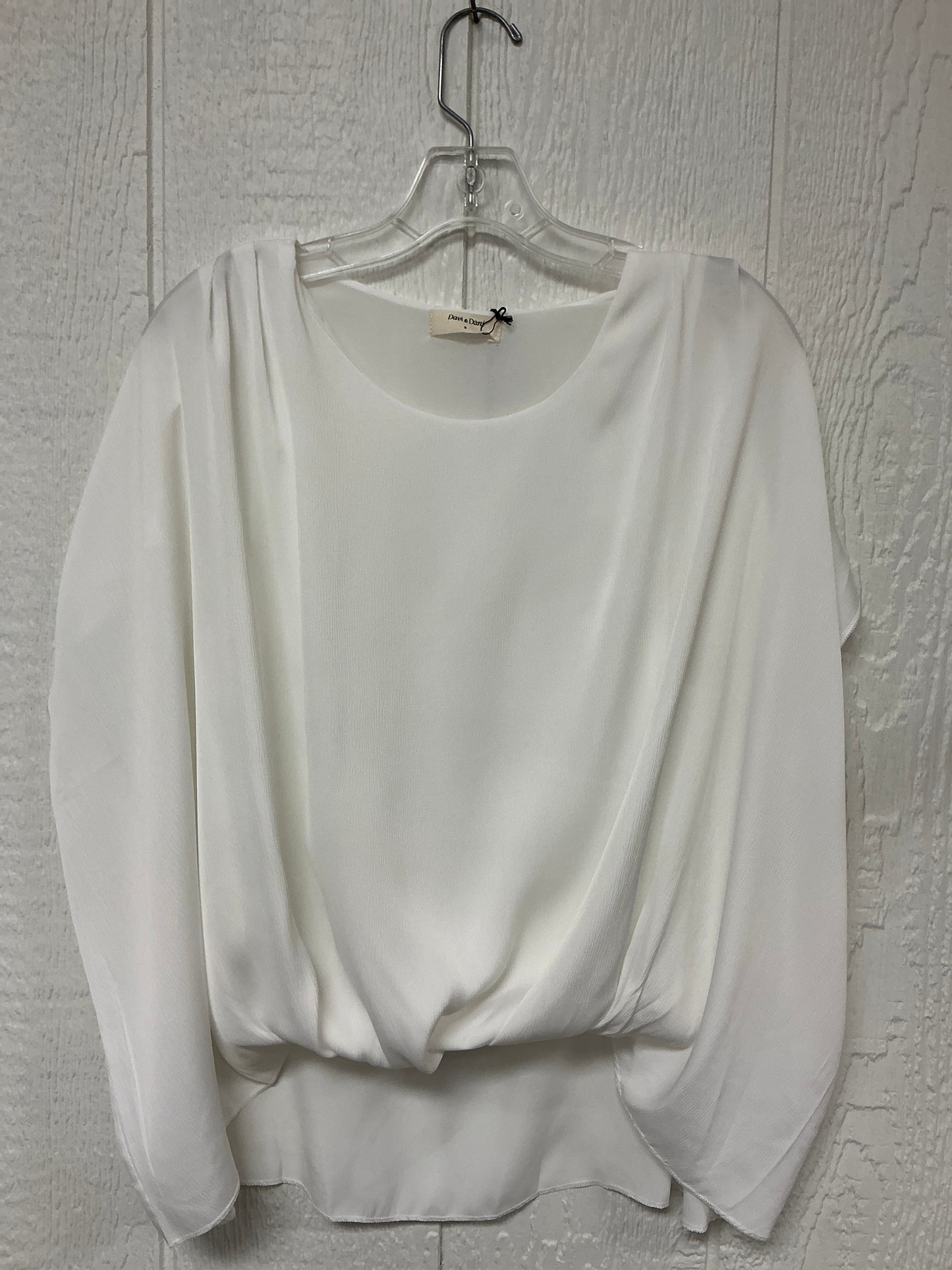 ROUND NCK H/LOW BLOUSE(DT58511A