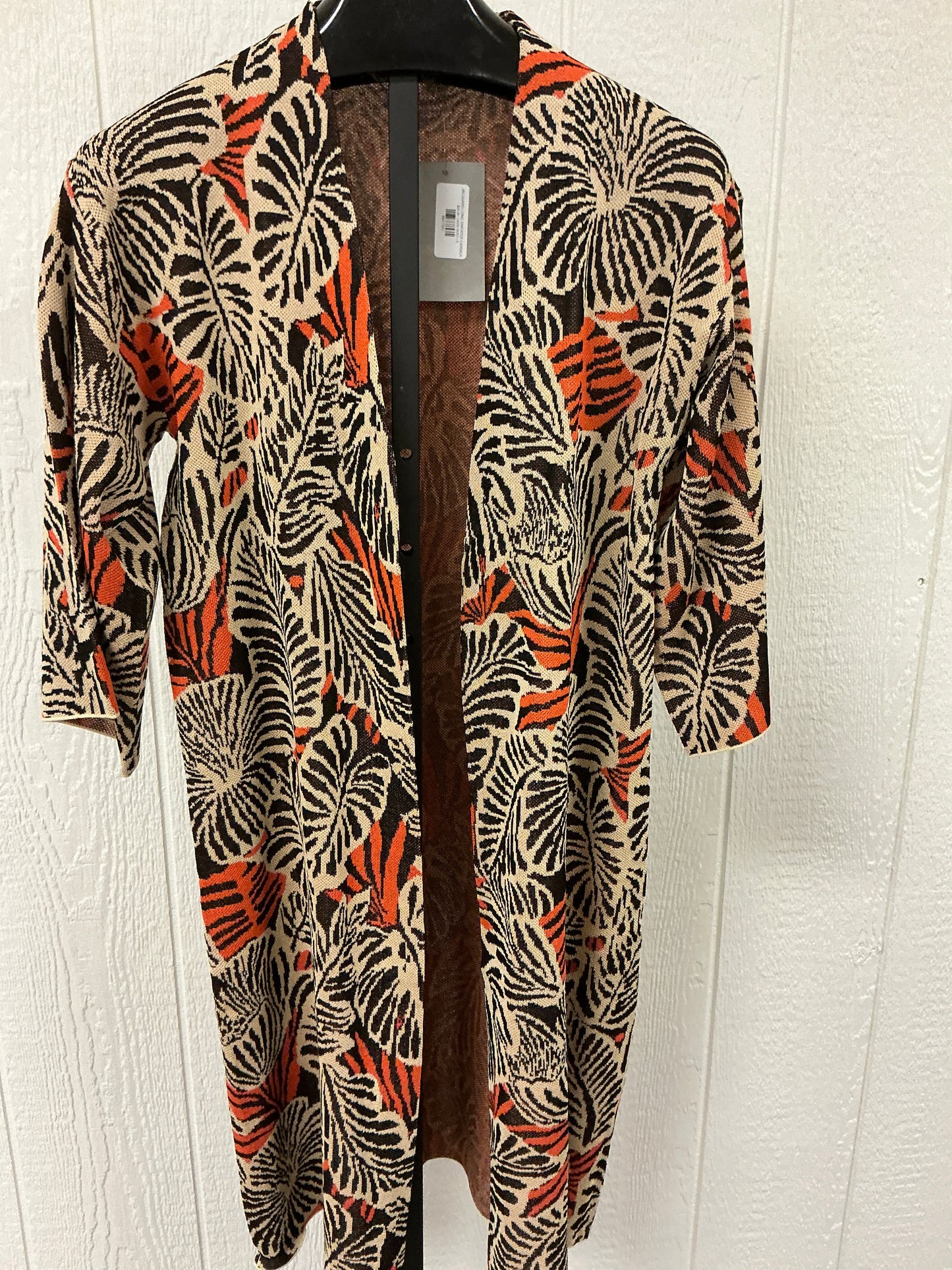 JACQUARD LONG SWEATER CARDIGAN