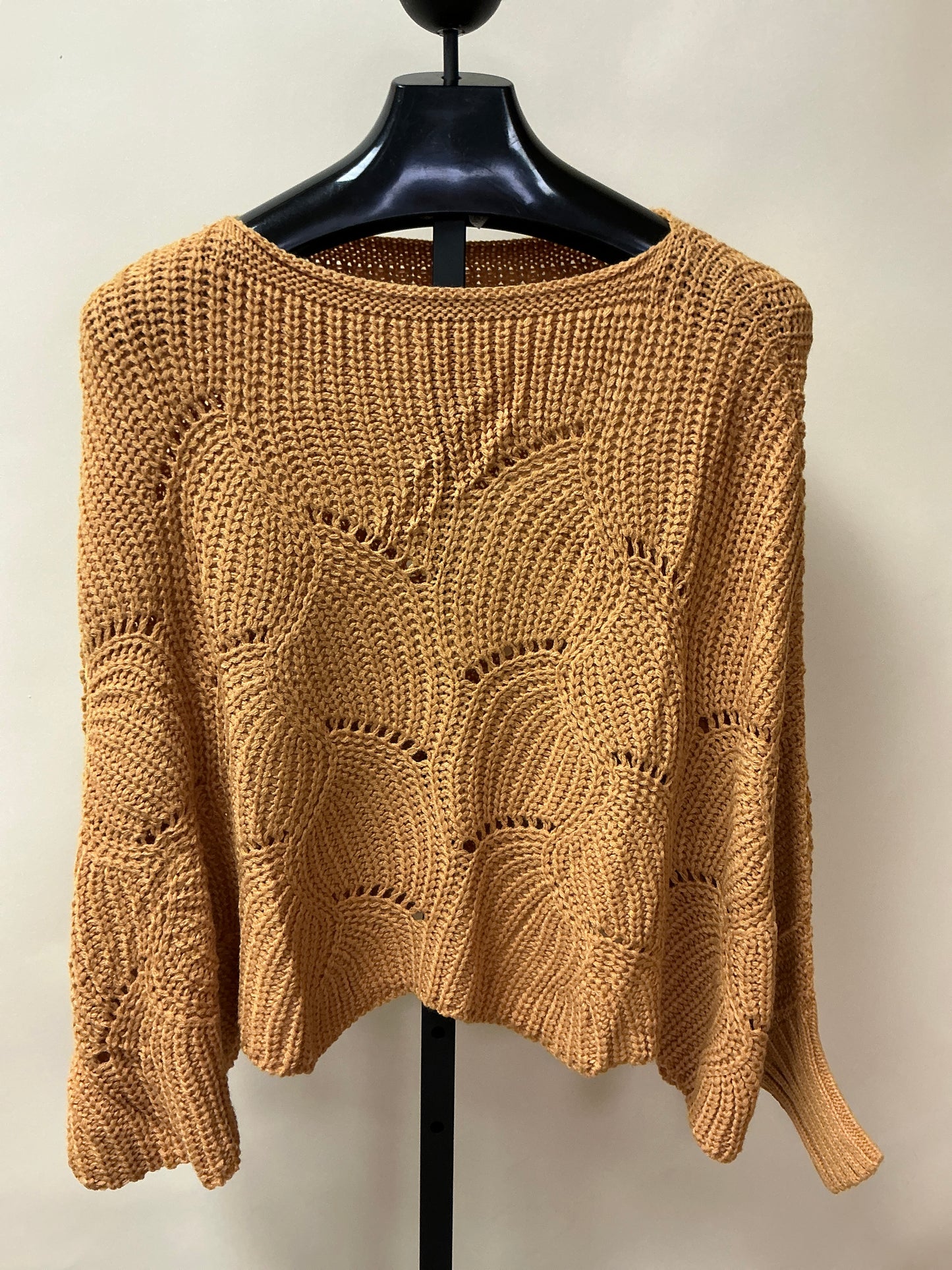 SWEATER PONCHO W/SLV (4271