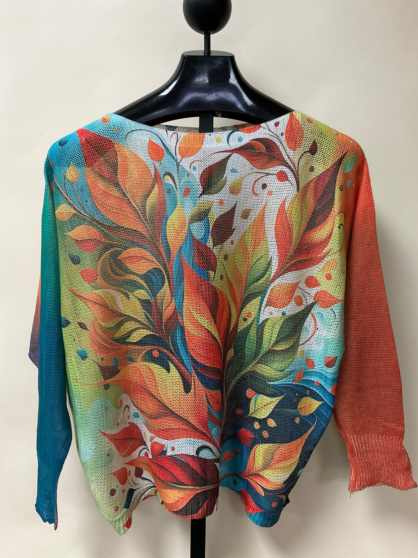 KNIT PRINTED SWEATER (08562