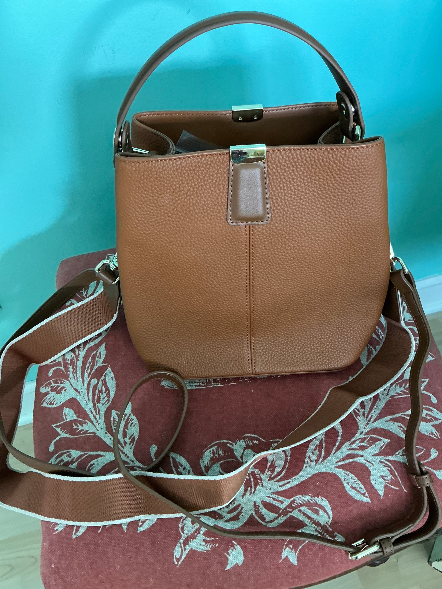 LEATHER /TOP HANDLE CROSSBODY