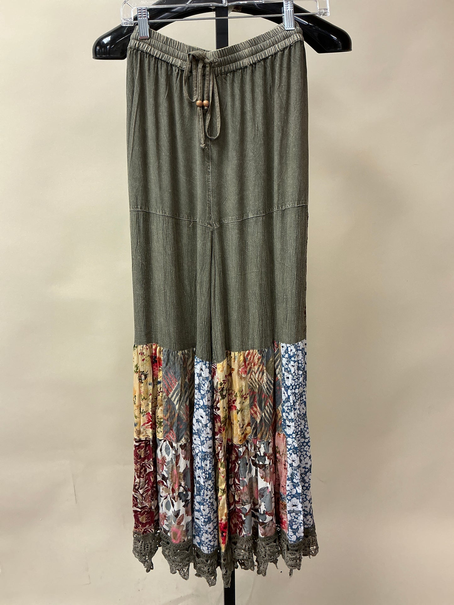 LONG PATCHWORK PANT (PA44716