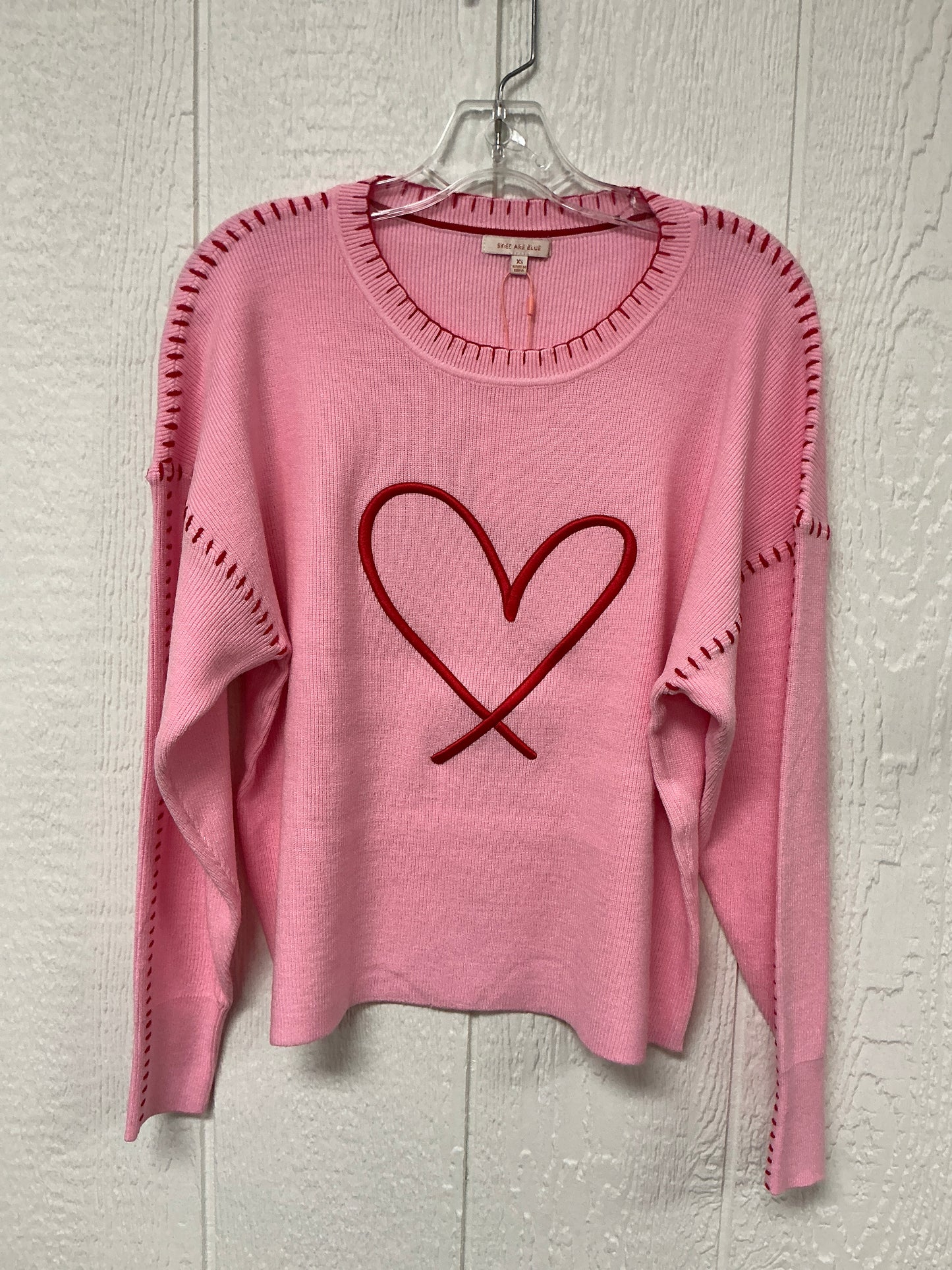 PINKSWEATER W/HEART (47115