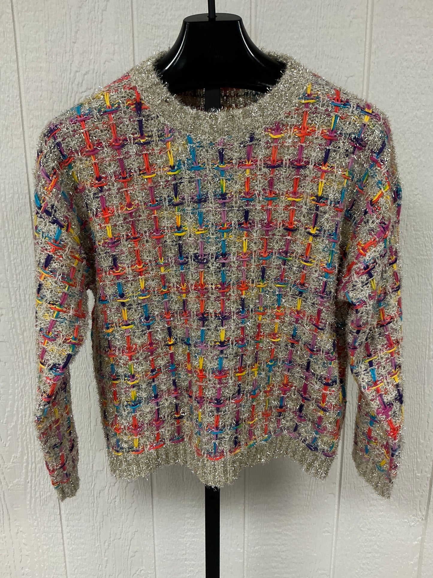 MULTI TWEED P/O SWEATER (KL4283-H