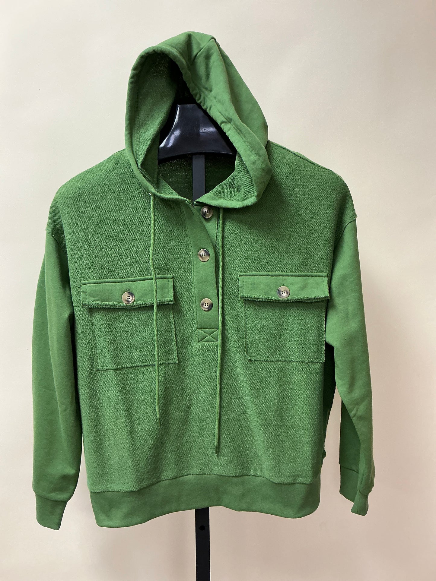 HOODED/BUTTON DOWN/PKT/TERRY TOP