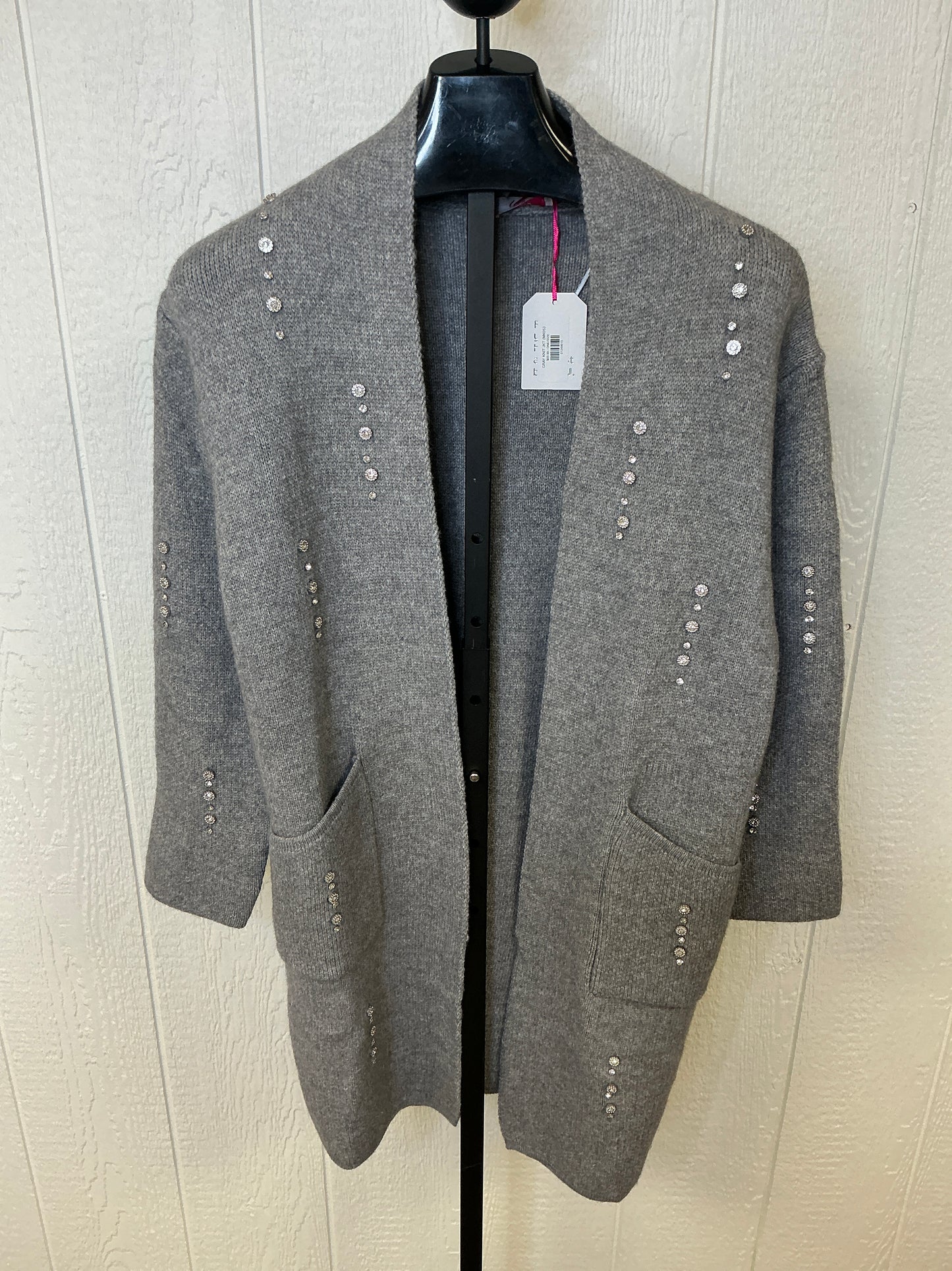 GRAY KNIT JKT (MK053