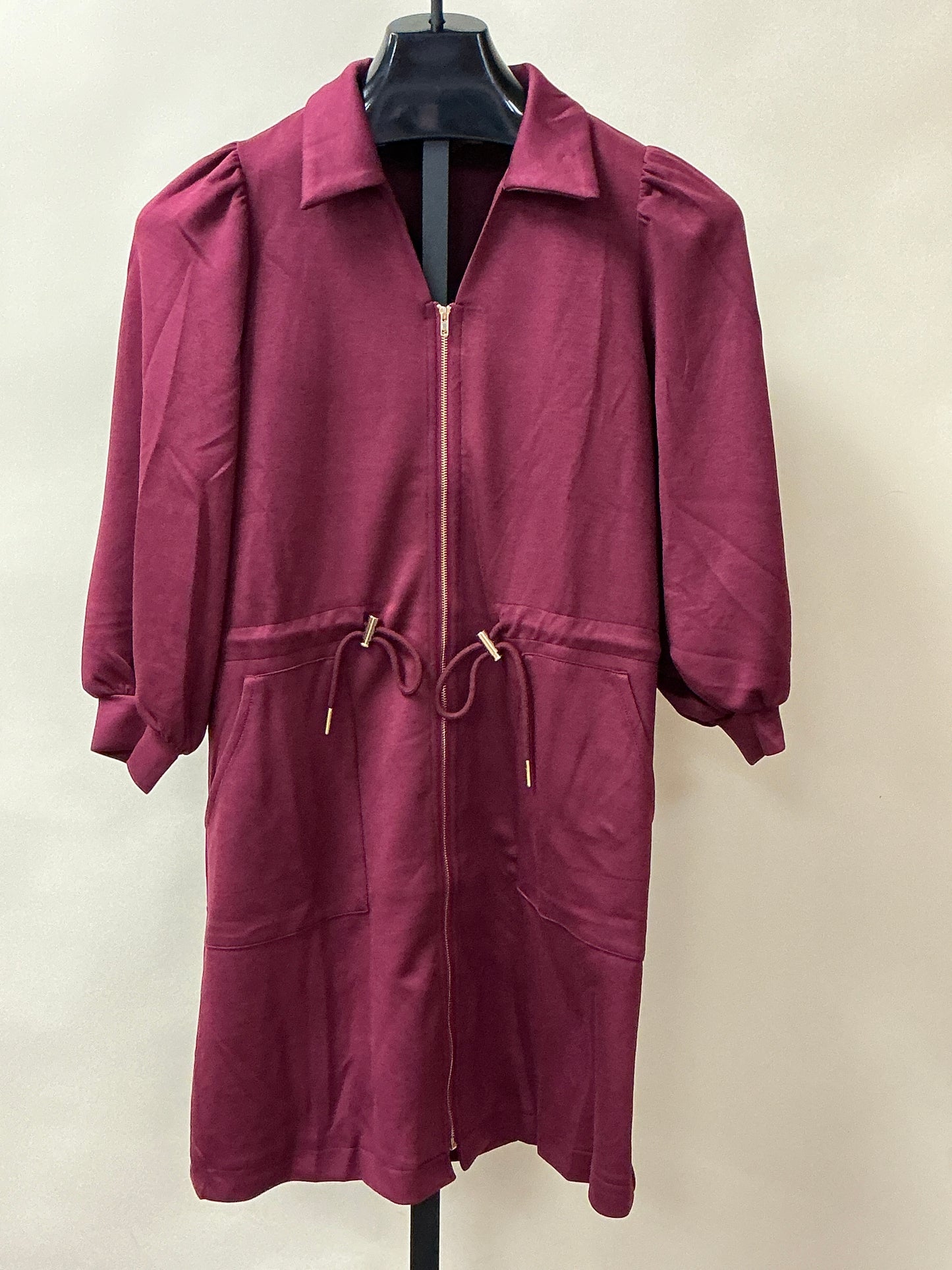 LUXEKNIT ZIP UP MINI DRESS