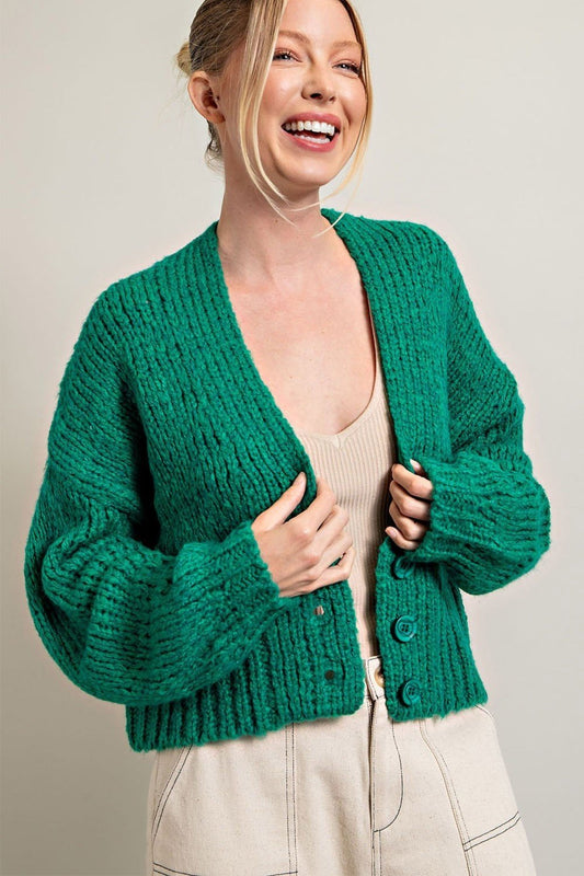 BUTTON DOWN CARDIGAN (SJG8449