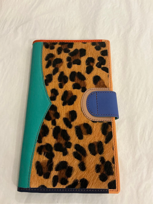 COLORFUL LEOPARD PRINT WALLET