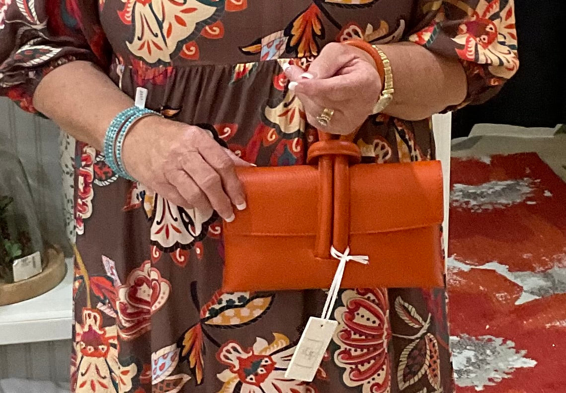 WRISTLET LEATHER BAG GF0467