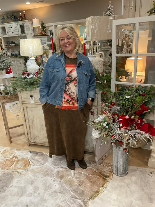 SANTA MAXI DRESS (08646