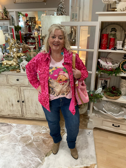 PINK/LEOPARD JKT (DJ52082