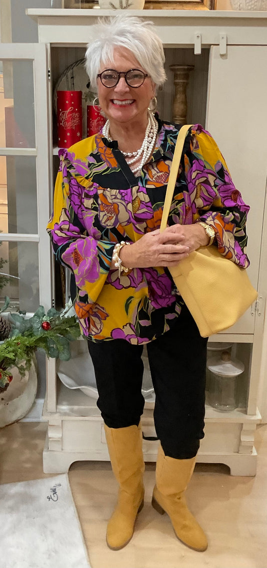 MULTI COLOR PRINT TOP