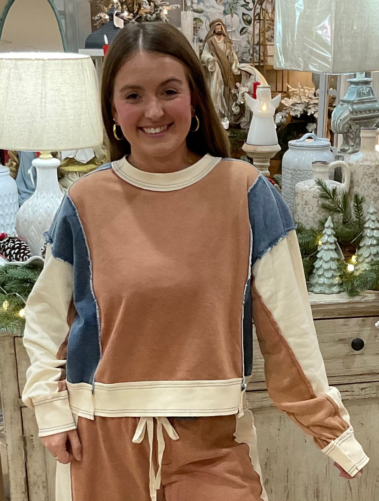 CINNAMON COLOR BLOCK(TK13004