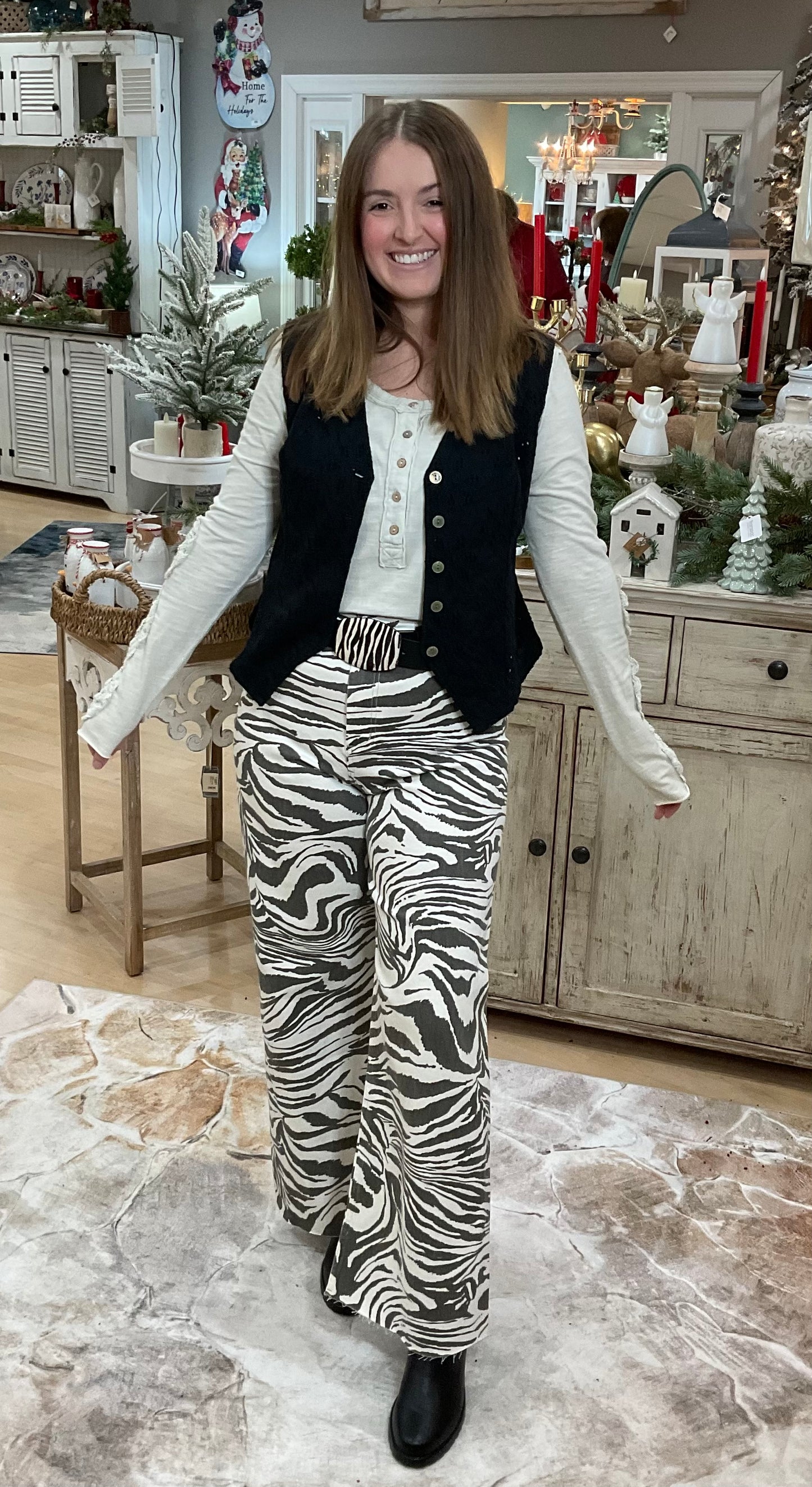 ZEBRA PRINTSTRETCH PANT