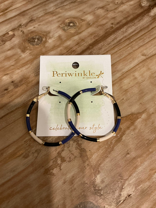 ENAMEL & GOLD HOOP